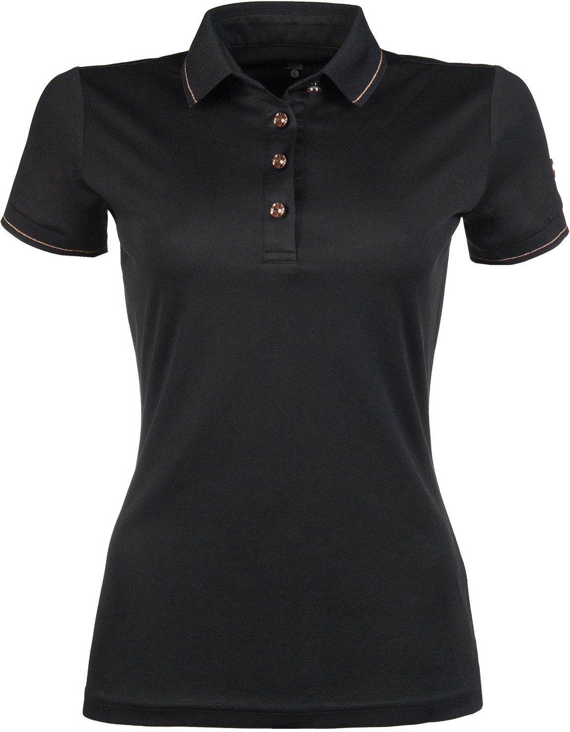 HKM Poloshirt Poloshirt -Rosegold Glamour- Style günstig online kaufen