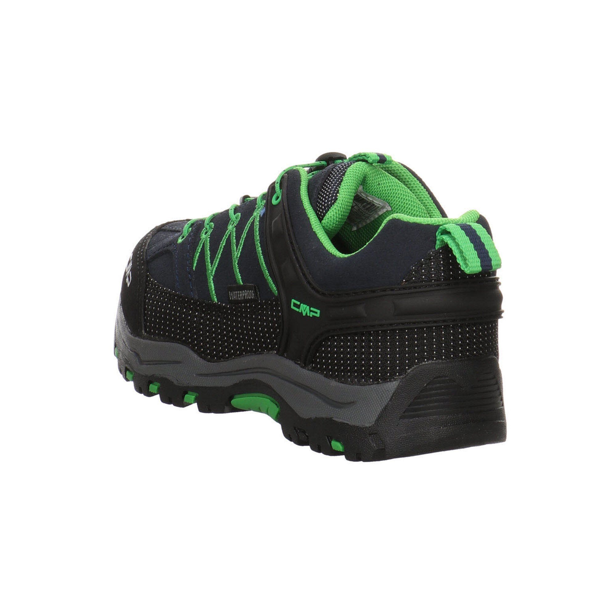 Wanderschuh Outdoorschuh low Rigel sonstige blau Jungen CMP Schnürhalbschuhe Leder-/Textilkombination Kombin