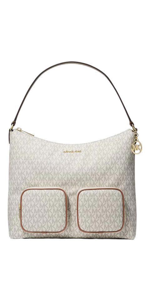 MICHAEL KORS Handtasche Michael Kors Merritt Large Cargo Shoulder Bag Vanilla Handtasche