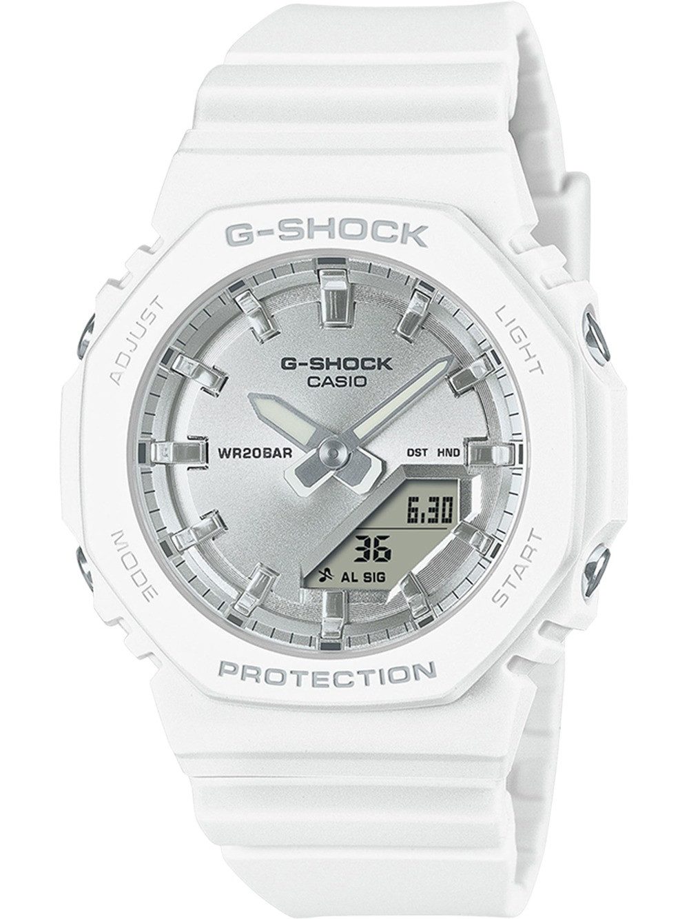 CASIO Quarzuhr Casio GMA-P2100VA-7AER Damenuhr G-Shock Classic 40mm 20ATM Casio GMA-P2100VA-7AER Damenuhr G-Shock Classic 40mm 20ATM