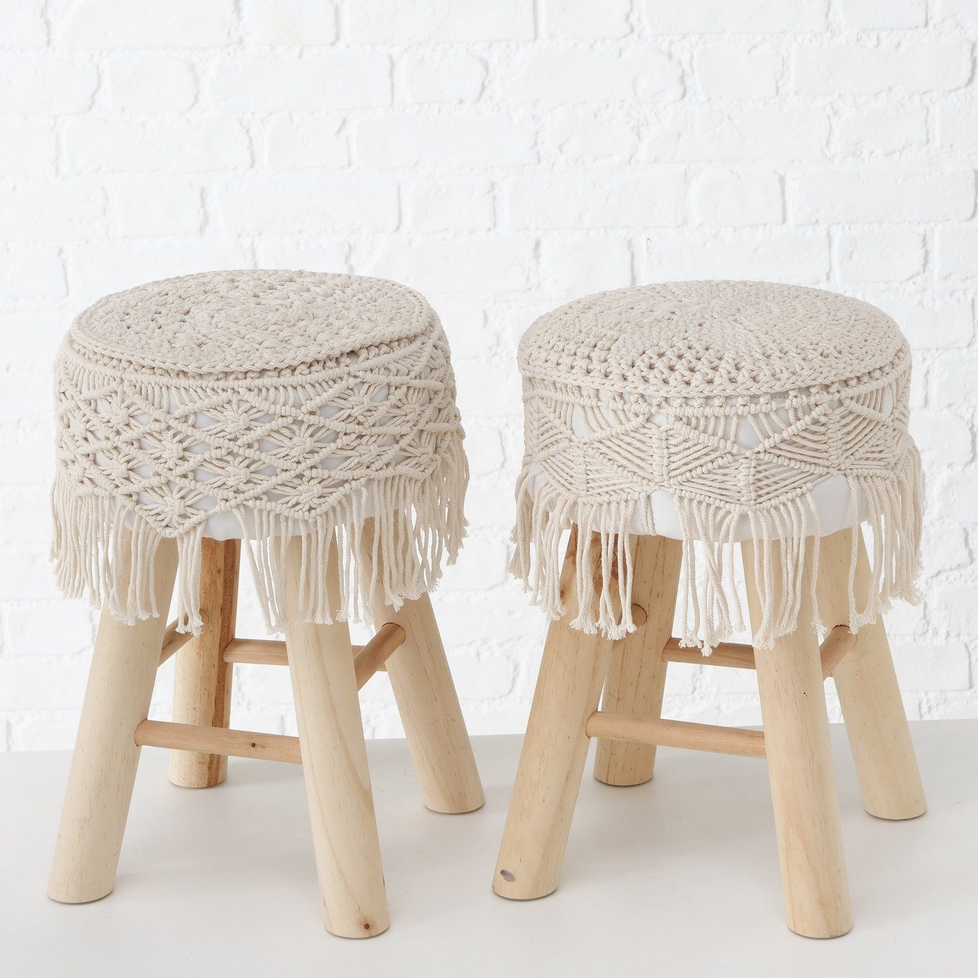 BOLTZE Hocker Boho Hocker Set aus günstig online kaufen