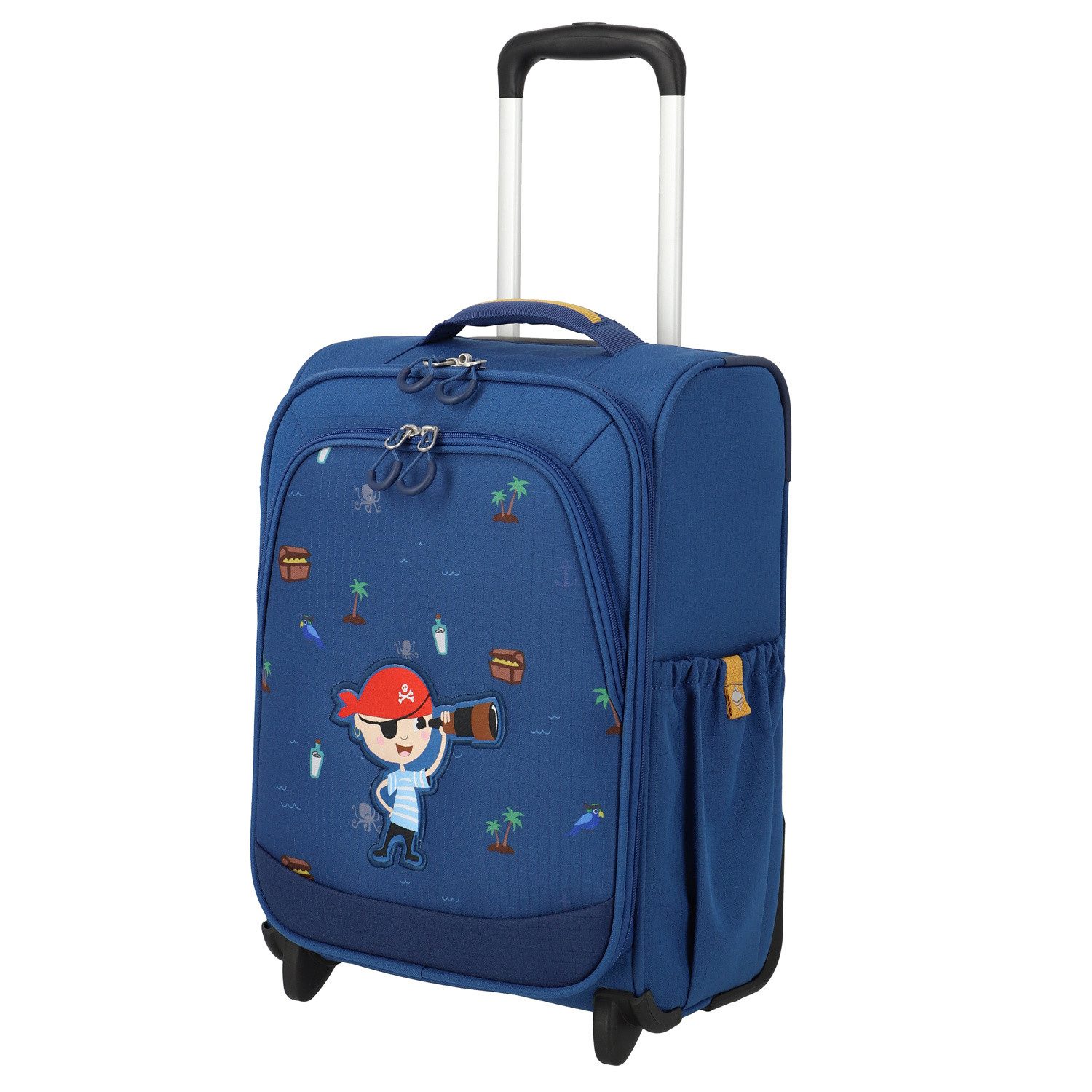 travelite Koffer Travelite Kindertrolley 2 Rollen Minimover Pirat, 4 Rollen Rollen