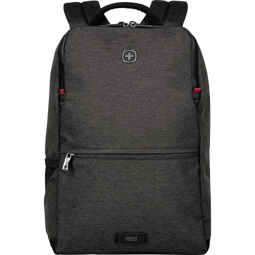 Wenger Laptoprucksack MX Reload, grau, für Laptops bis 14-Zoll und 10-Zoll  Tabletfach, Wasserabweisende Reissverschlüsse