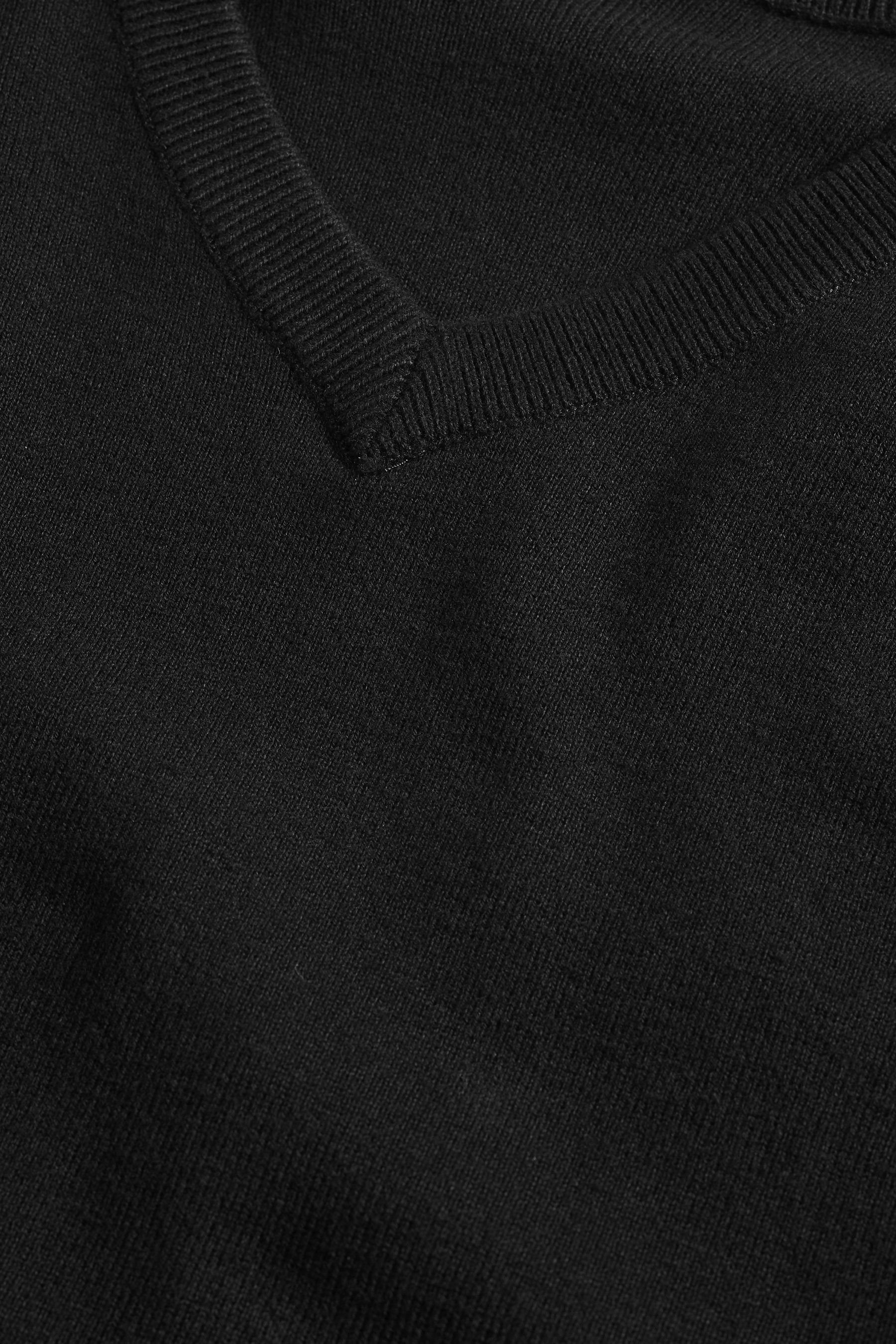 Next V-Ausschnitt-Pullover Schul-Strickpullover mit V-Ausschnitt (1-tlg)