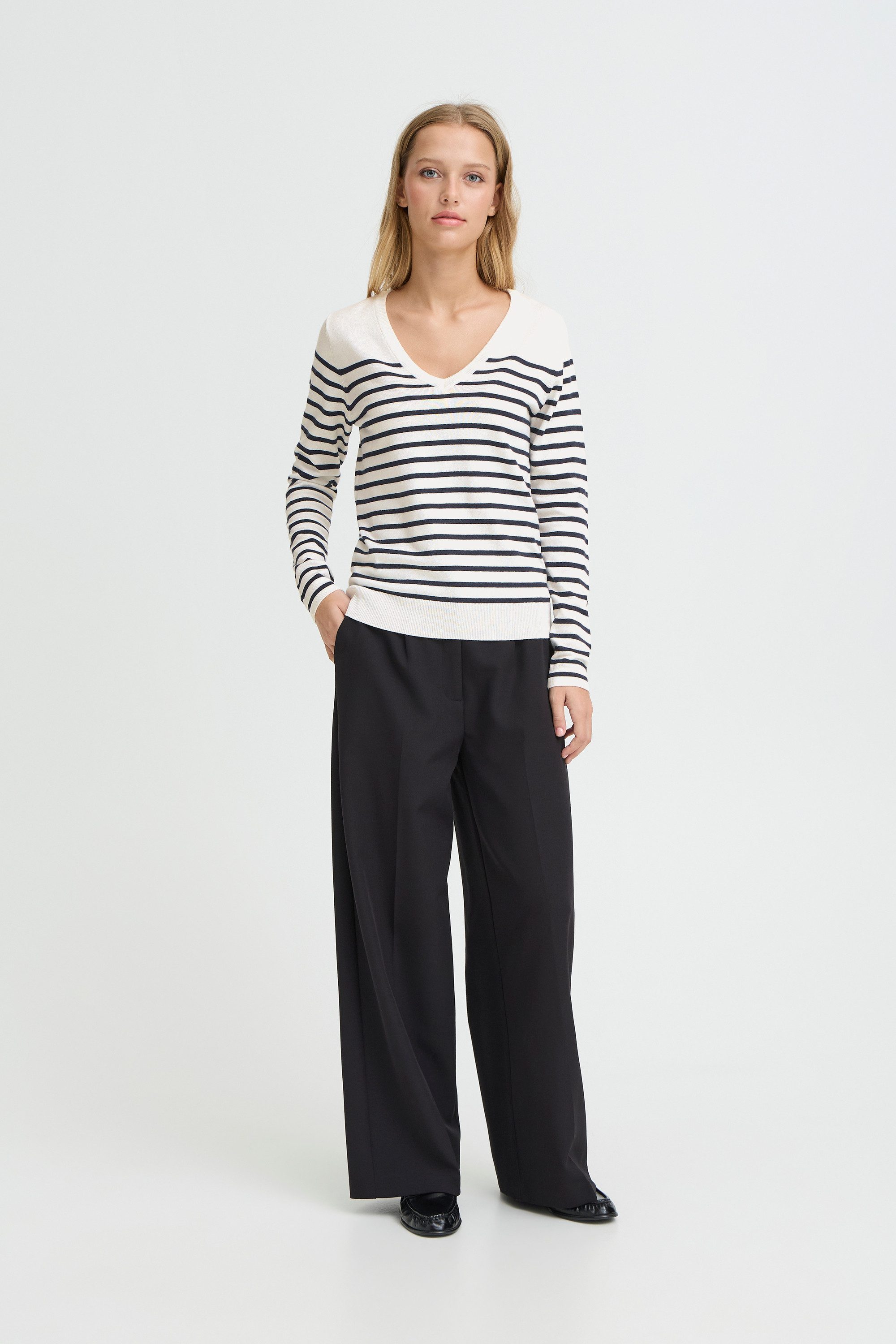 ICHI Strickpullover Langarm IHLULS