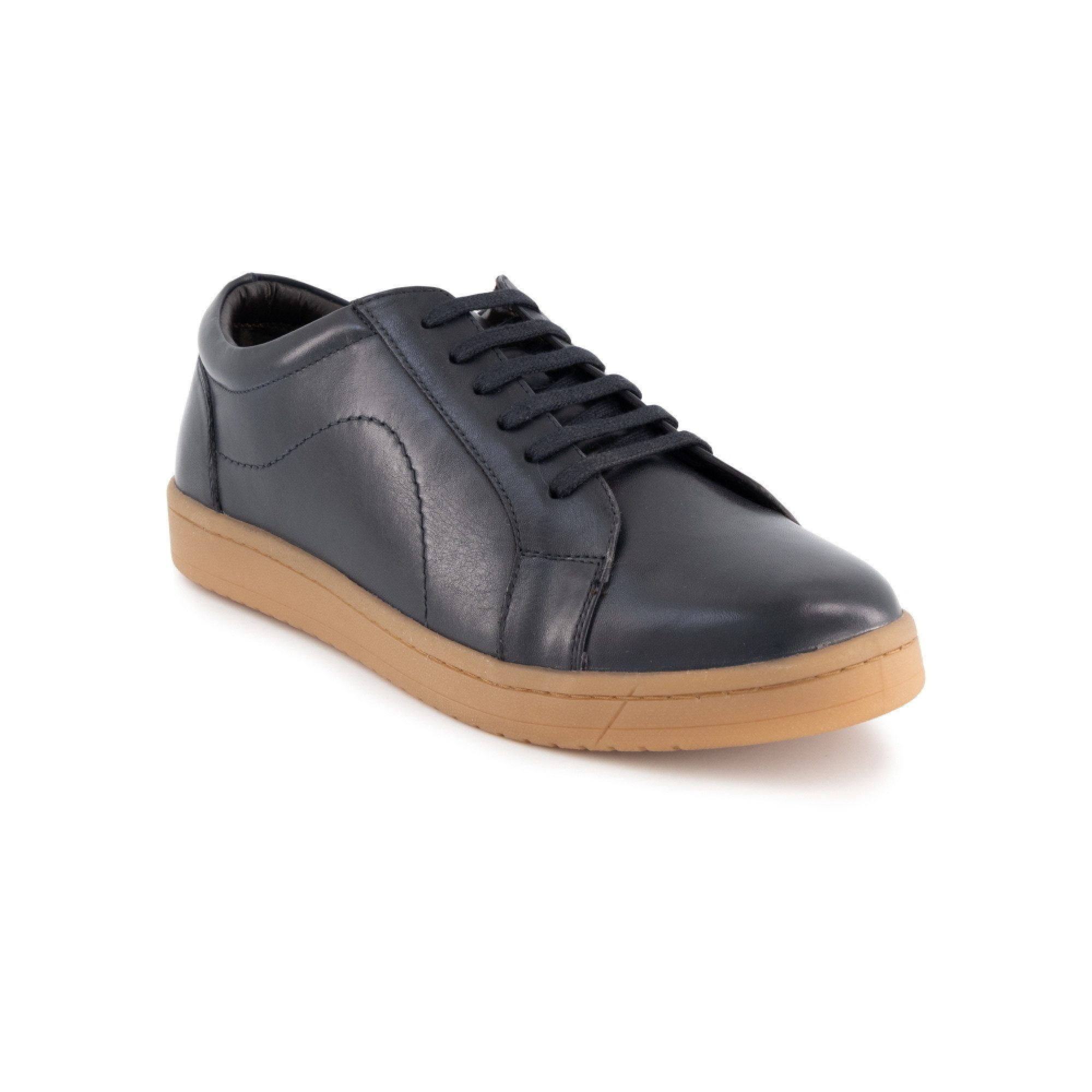 Hamlet Hamlet TIM Herren Sneaker Schnürung Glattleder Crust-Navy Schnürschuh