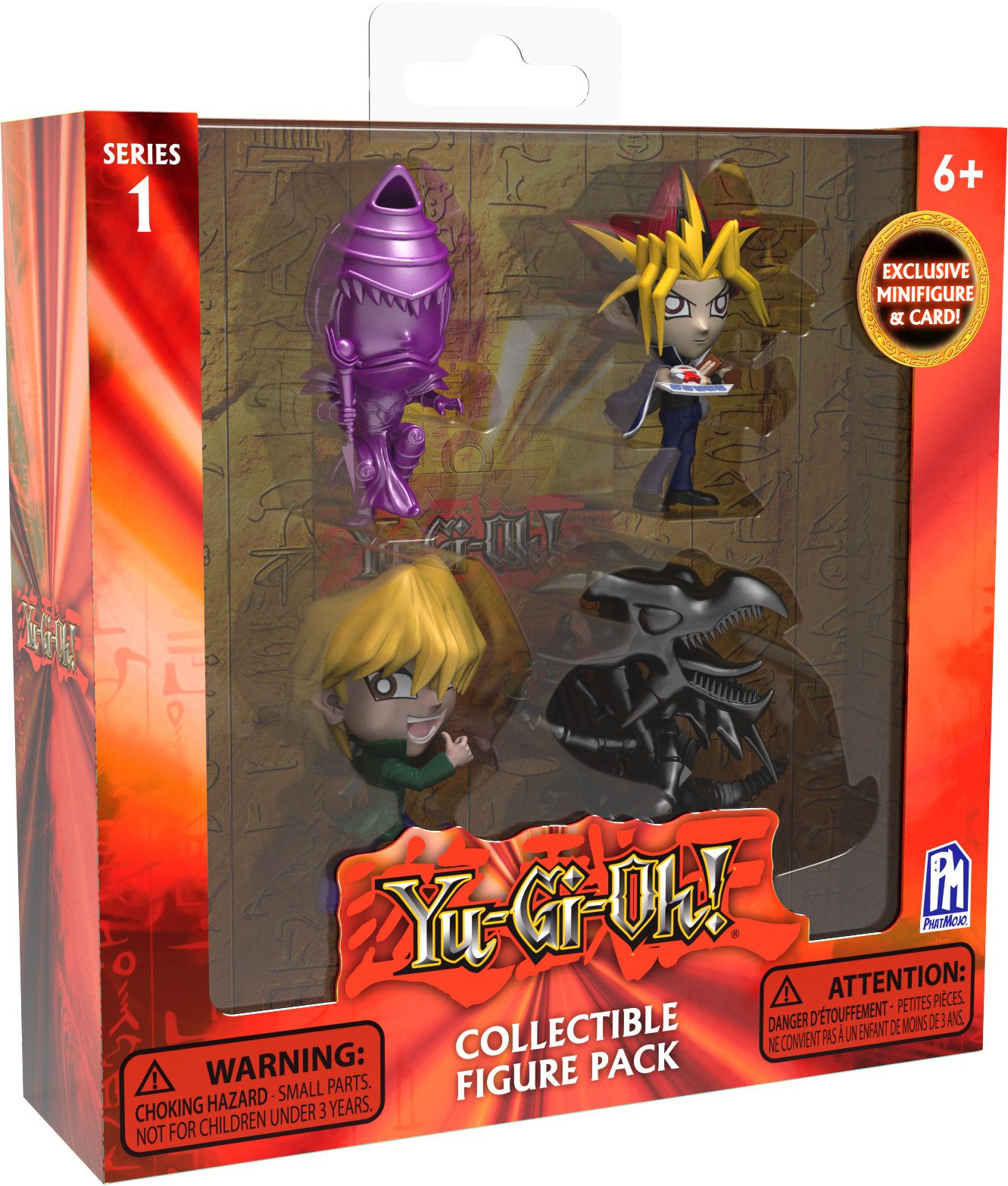 PhatMojo Spielfigur Yu-Gi-Oh! Minifiguren 4er Pack Series 1 V2 (NEU & OVP)
