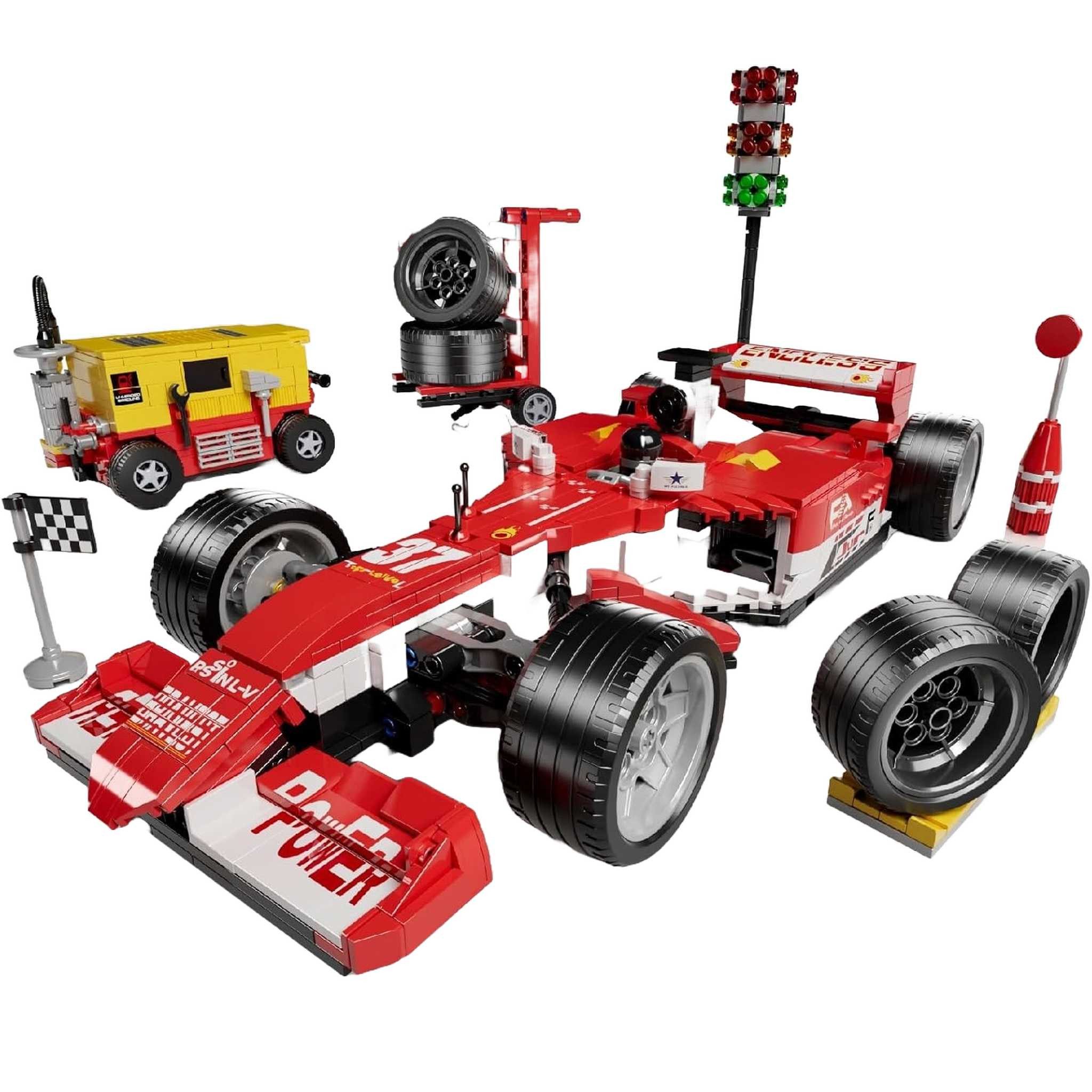Mould King 10035 - F1 Rennwagen mit Zubehör (Mould King) Spielbausteine