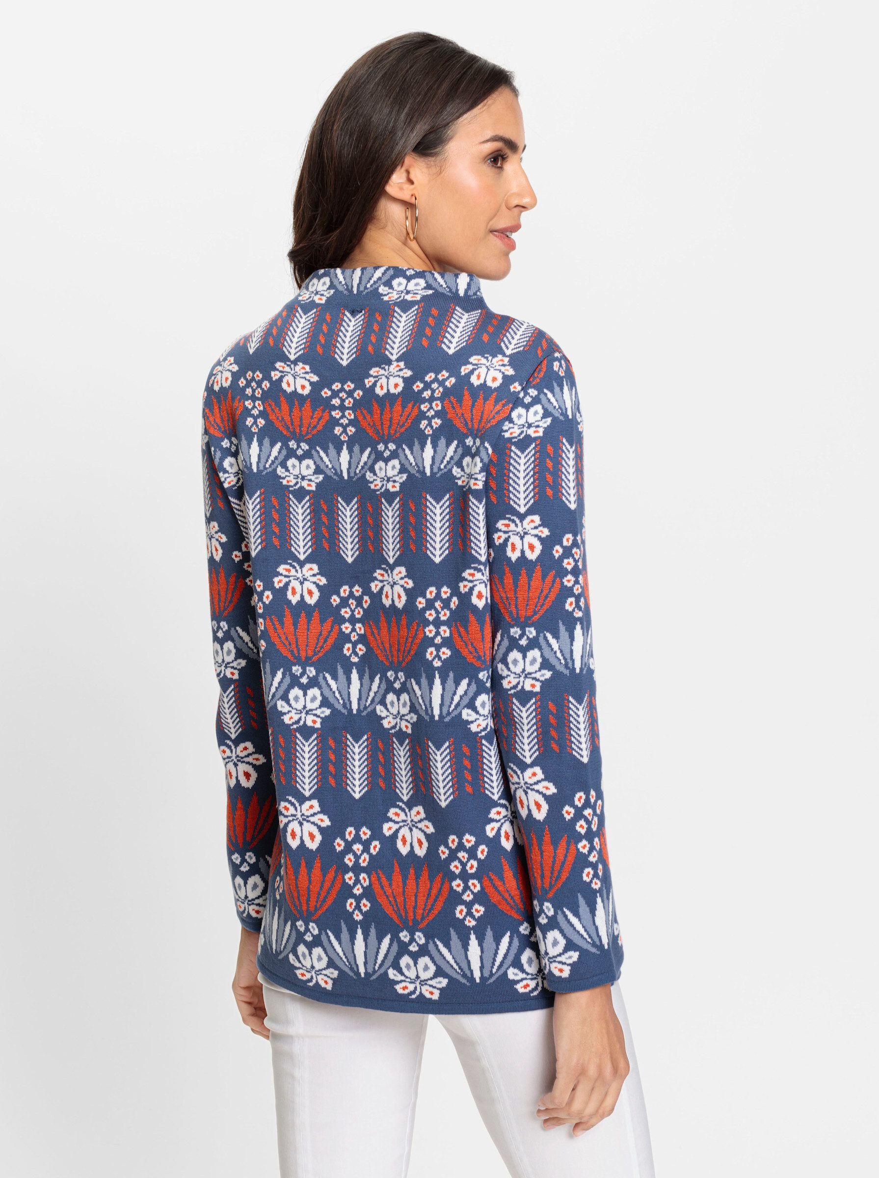 Witt Strickpullover Jacquard-Pullover günstig online kaufen