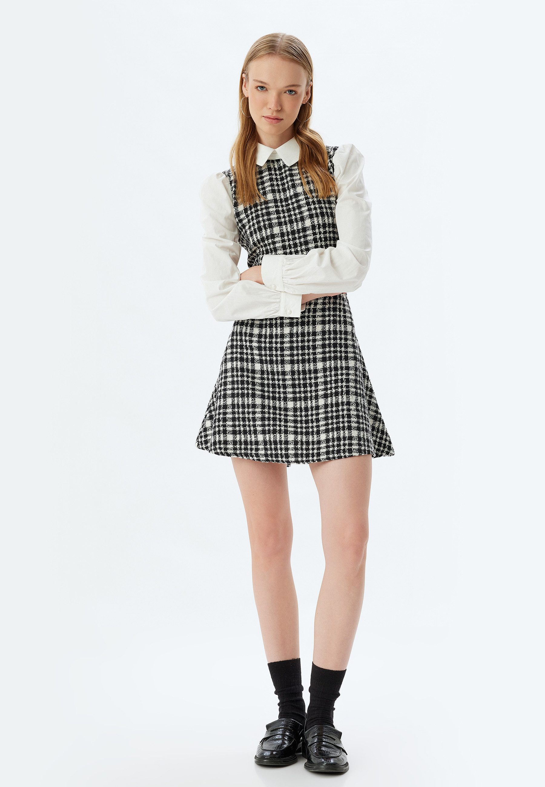 A-Linien-Kleid Mini Länge A Form