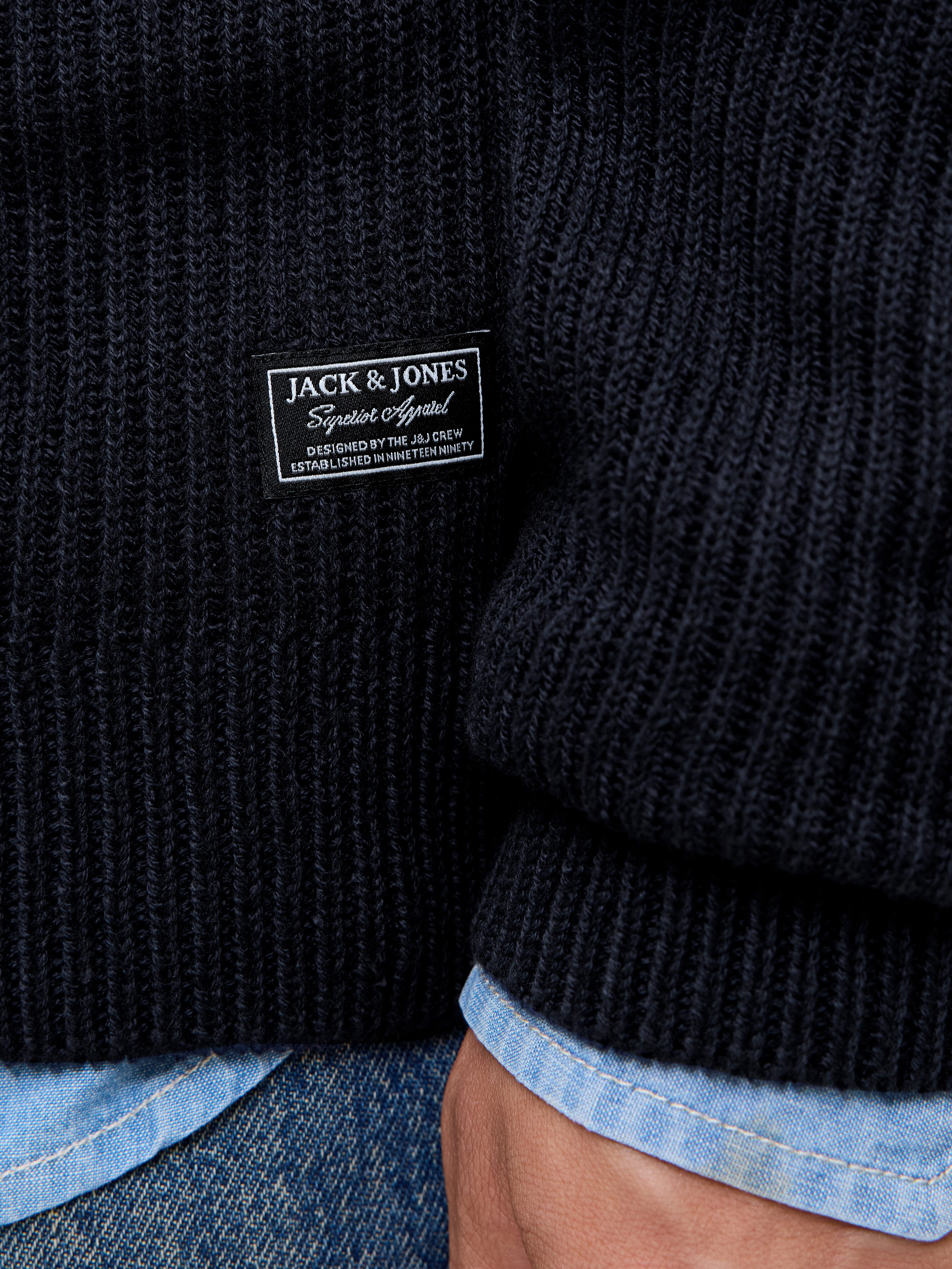 Jack & Jones PlusSize Strickjacke JJPANNEL KNIT ZIP CARDIGAN AW25 PLS günstig online kaufen