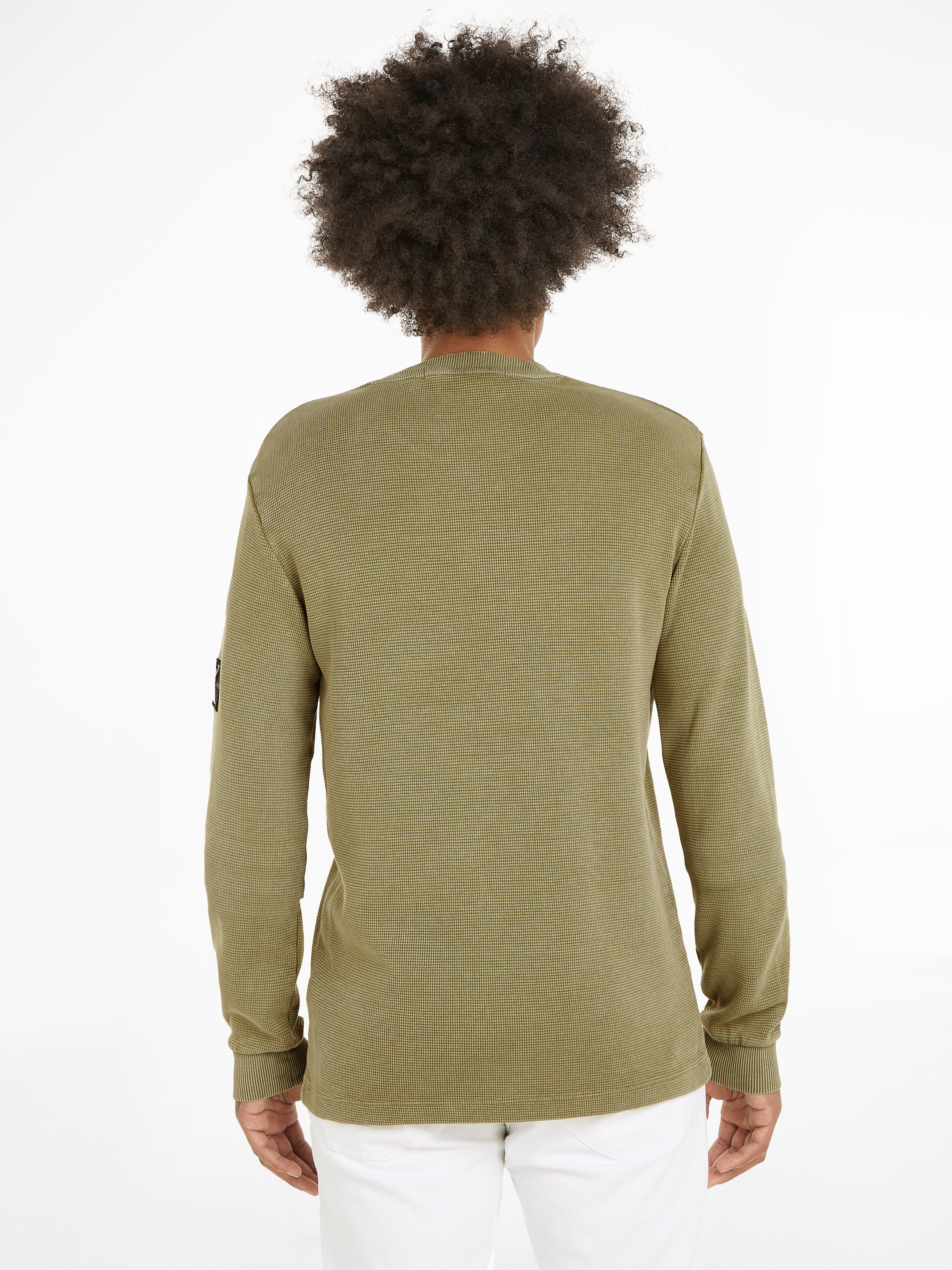 Calvin Klein Jeans Langarmshirt WASHED BADGE günstig online kaufen