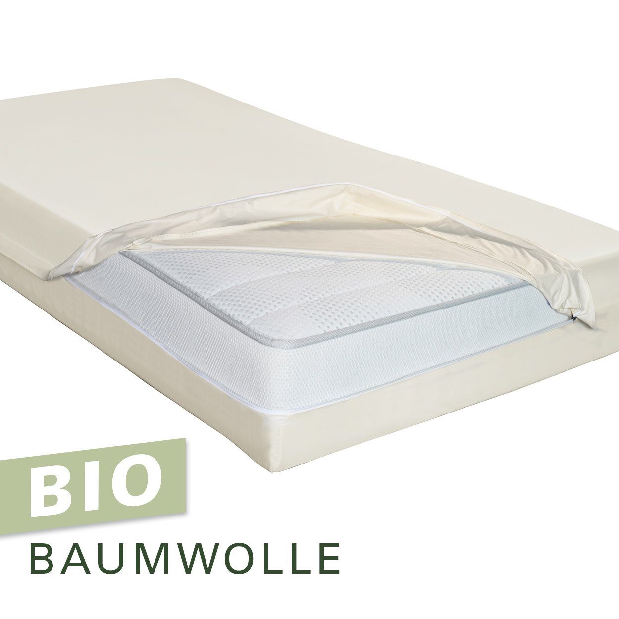 Encasing Bio Cotton Softsan, Milbenschutzbezug für Matratzen