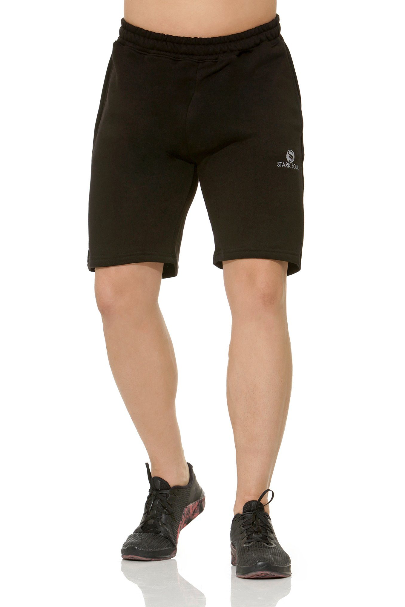 Stark Soul® Sweatshorts Sweatshorts - Sweat Bermuda in Baumwollqualität, mit Kordelzug