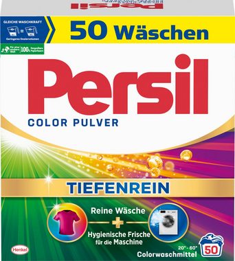 Persil & Vollwaschmittel Pulver (2x 3kg) Colorwaschmittel (Spar-Set, [2-St. für reine Wäsche und hygienische Frische für die Maschine effektiv ab 20 °C)
