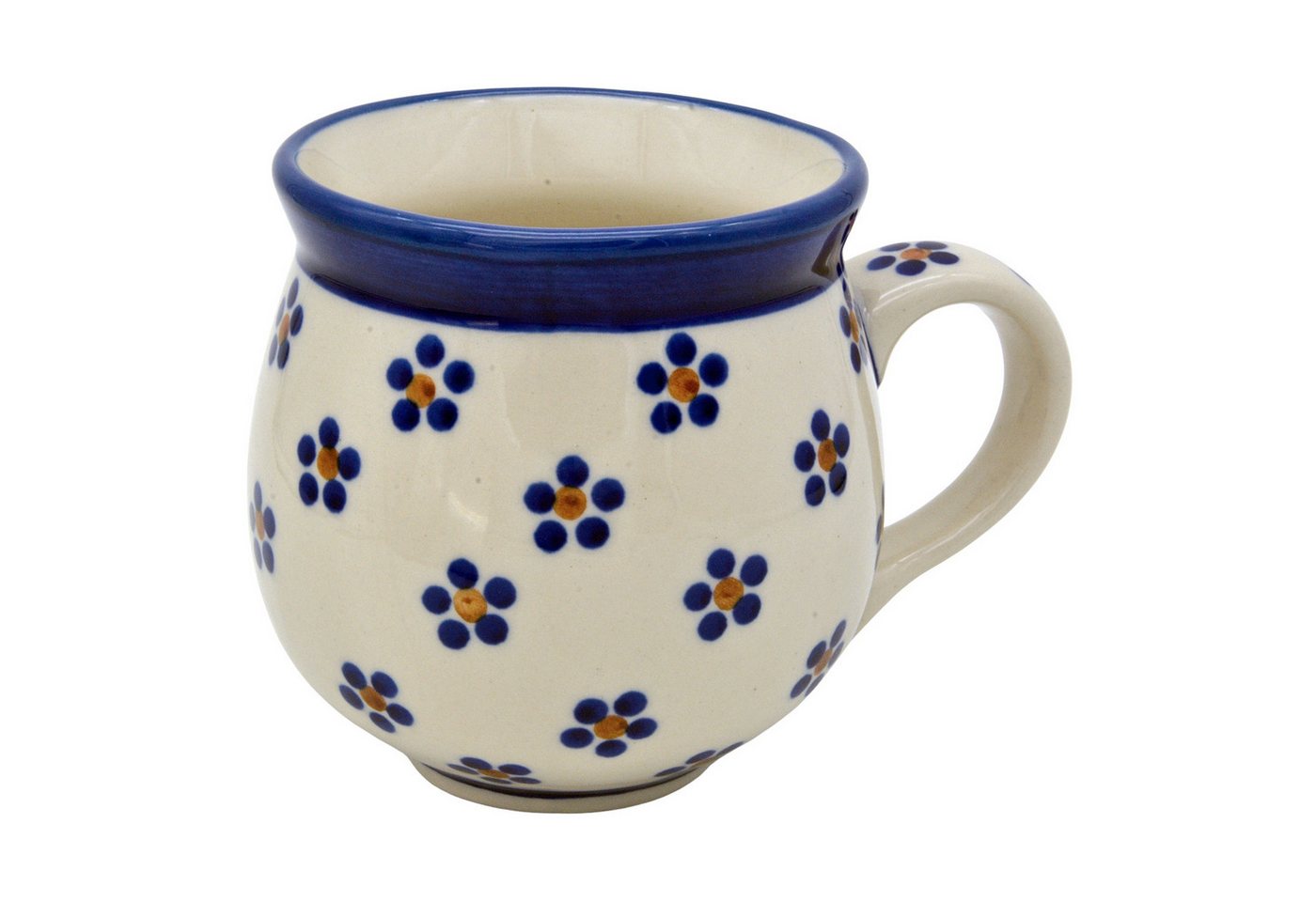 Bunzlauer Keramik Manufaktura Becher kugelige Form 280 ml