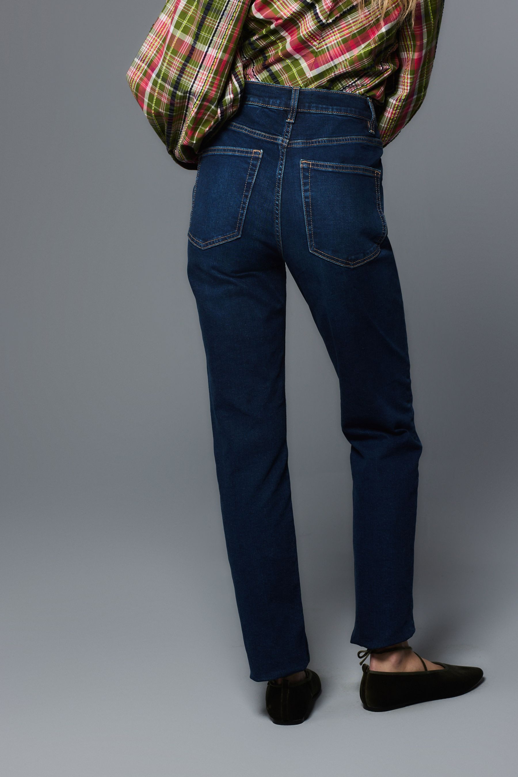 Next Slim-fit-Jeans Slim Fit Stretch-Jeans mit mittelhohem Bund (1-tlg)