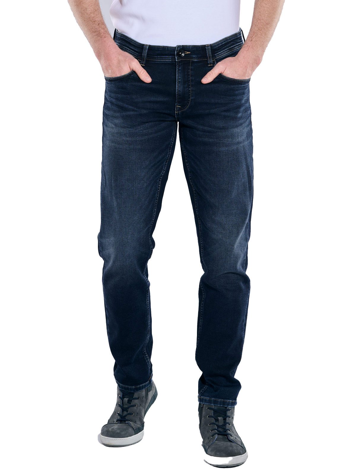 Engbers Stretch-Jeans engbers Herren Super-Stretch-Jeans regular, Indigobla günstig online kaufen