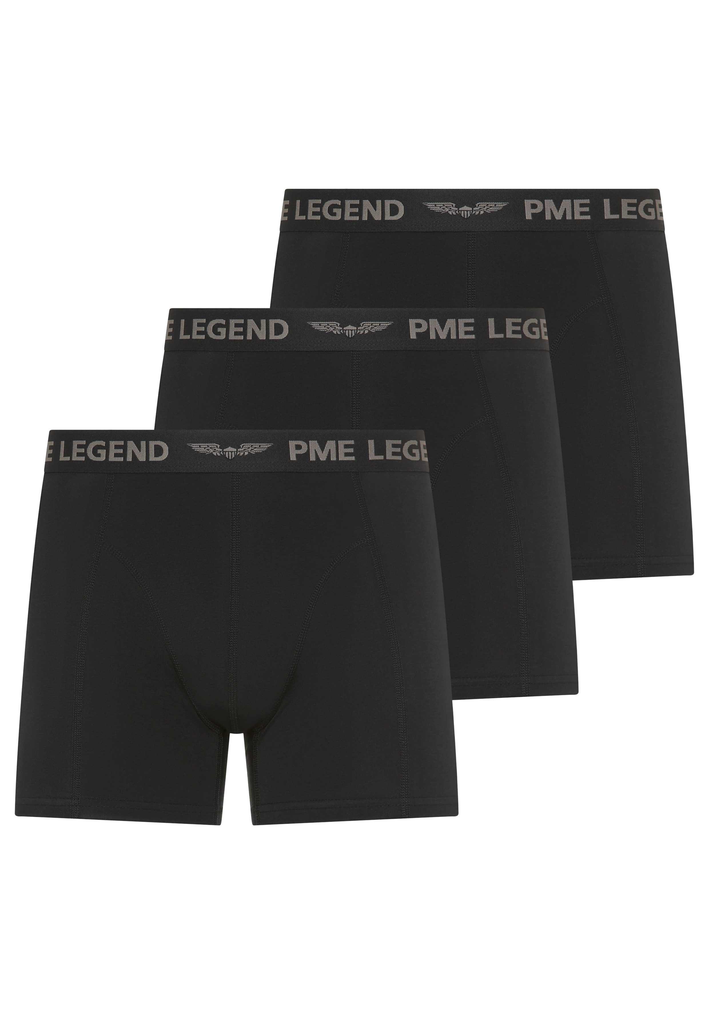 PME LEGEND Boxershorts (Packung, 3er) Körpernahe Passform, normale Leibhöhe