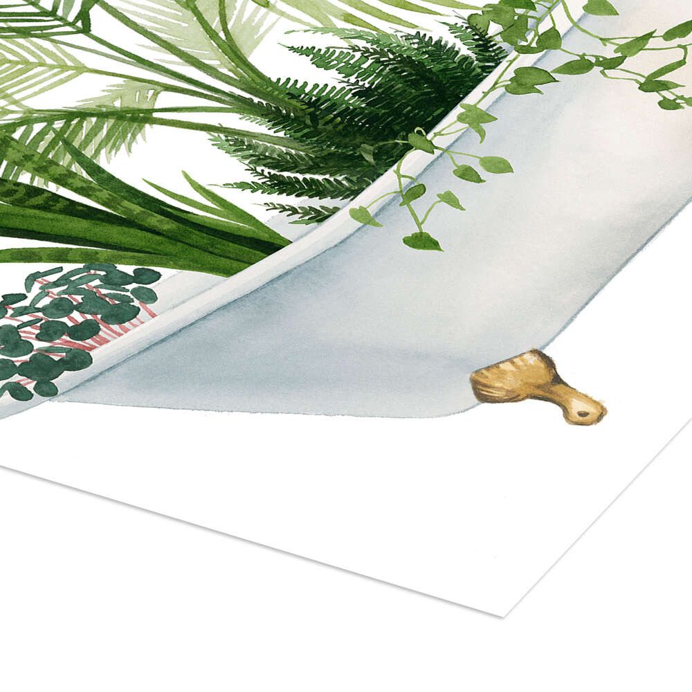 Posterlounge Wandbild Plant Bath I, Grace Popp, erhältlich als Poster, Leinwandbild, Wandsticker oder Acrylglasbild