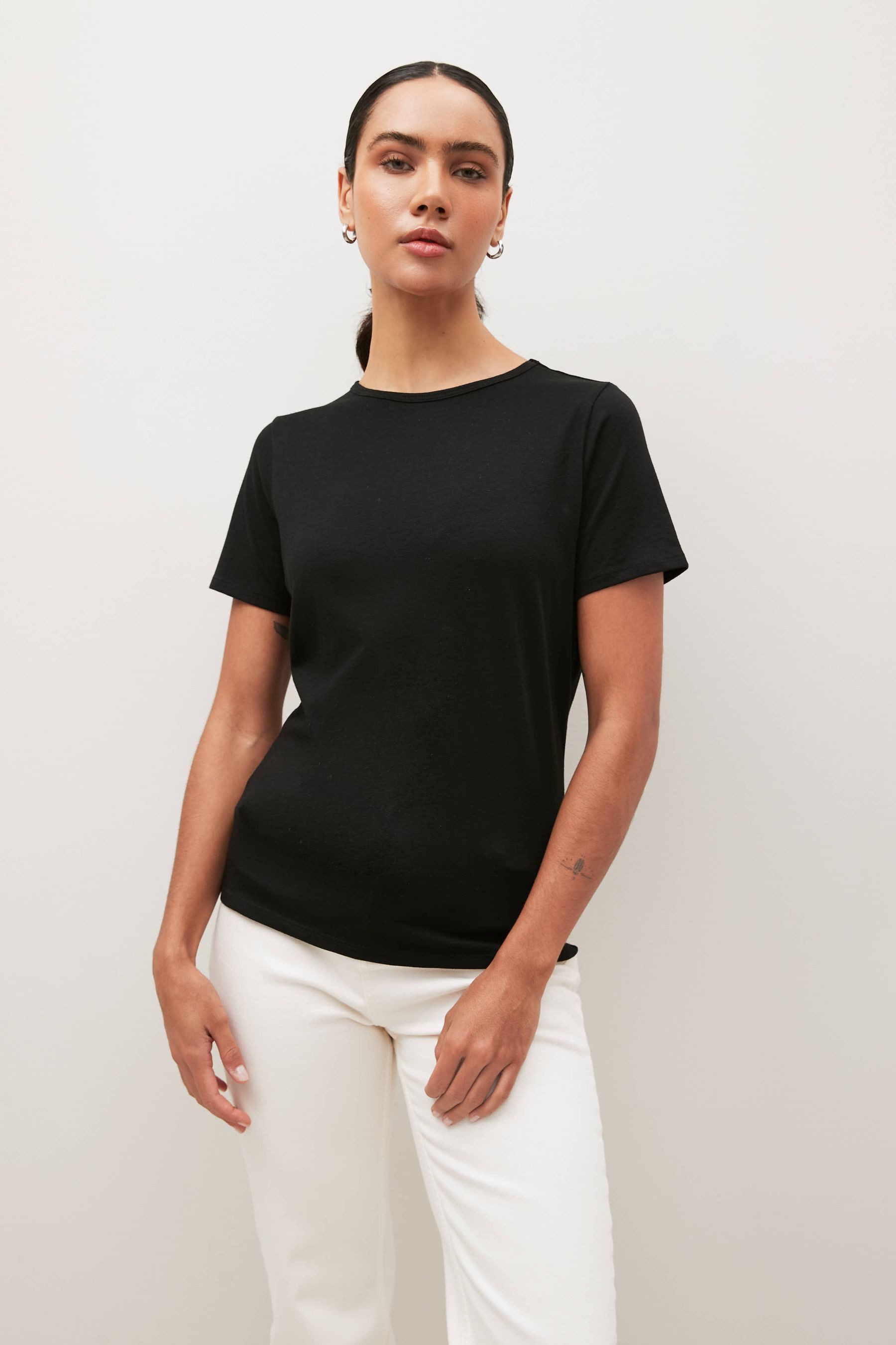 Next T-Shirt Everyday Kurzarm-T-Shirt mit Rundhalsausschnitt (1-tlg)