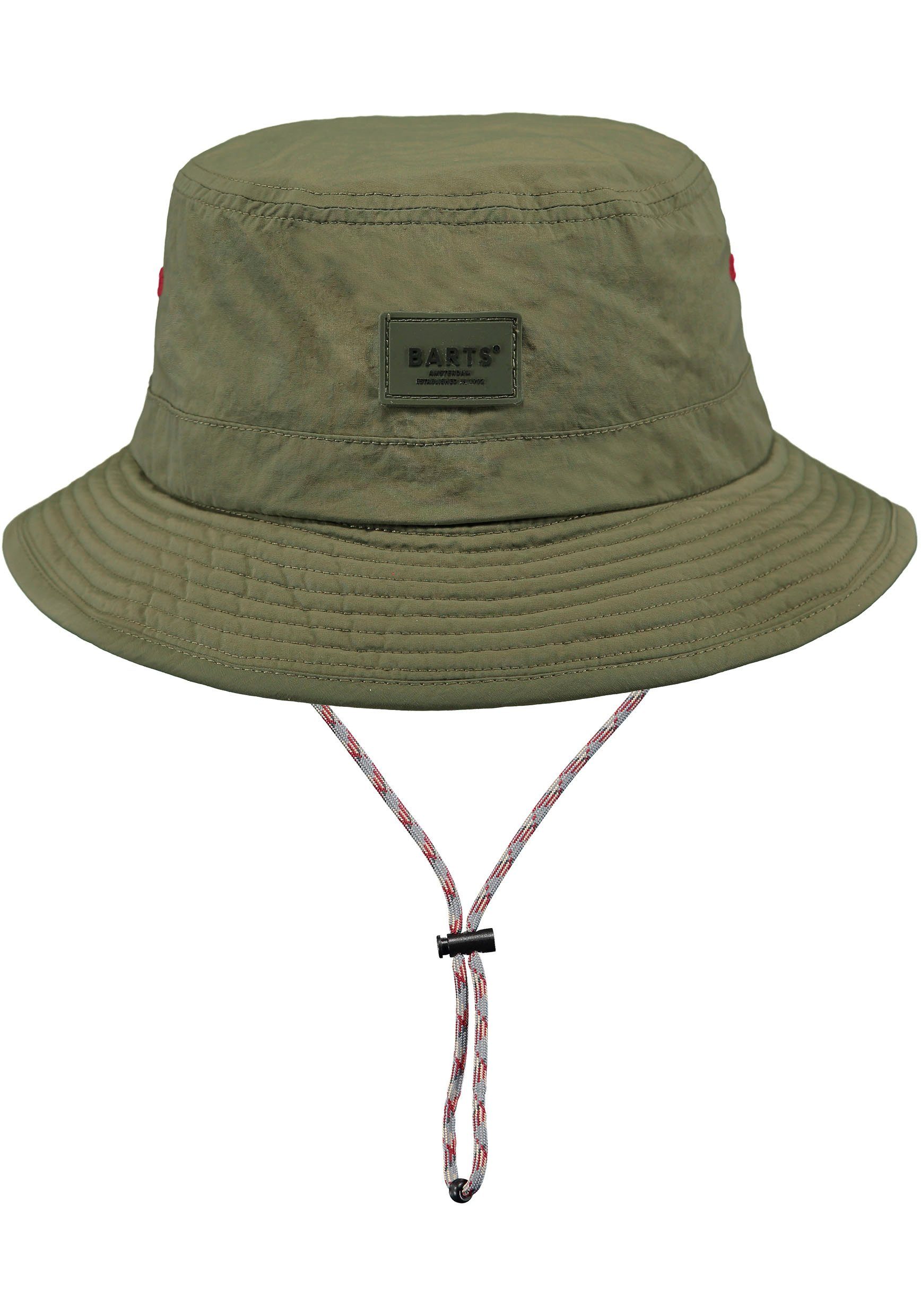 Barts Fischerhut mit durch innenliegendes Hutband olivgrün Passform Bindeband, verstellbare