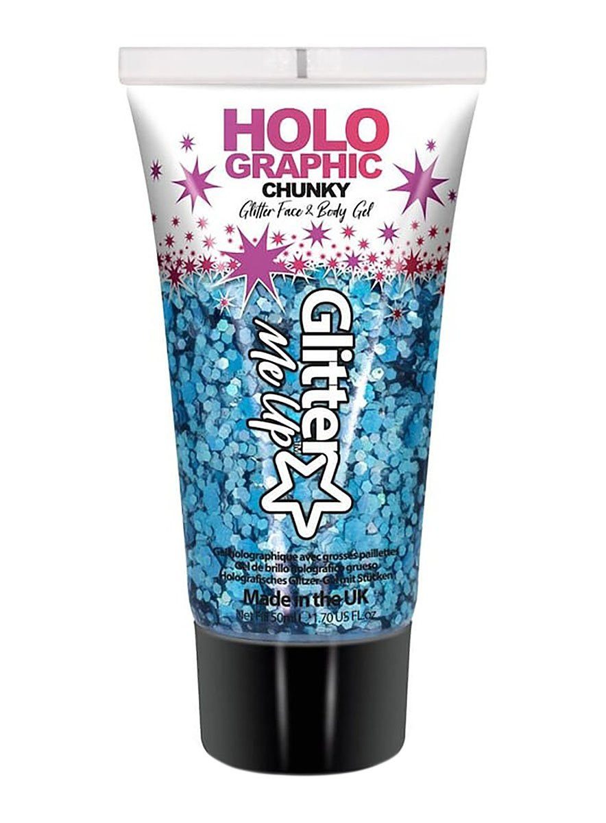 Metamorph Theaterschminke Glitzer Gel Kaleidoscope, Die perfekte Kombination aus großformatigem Glitter und Fixiergel!