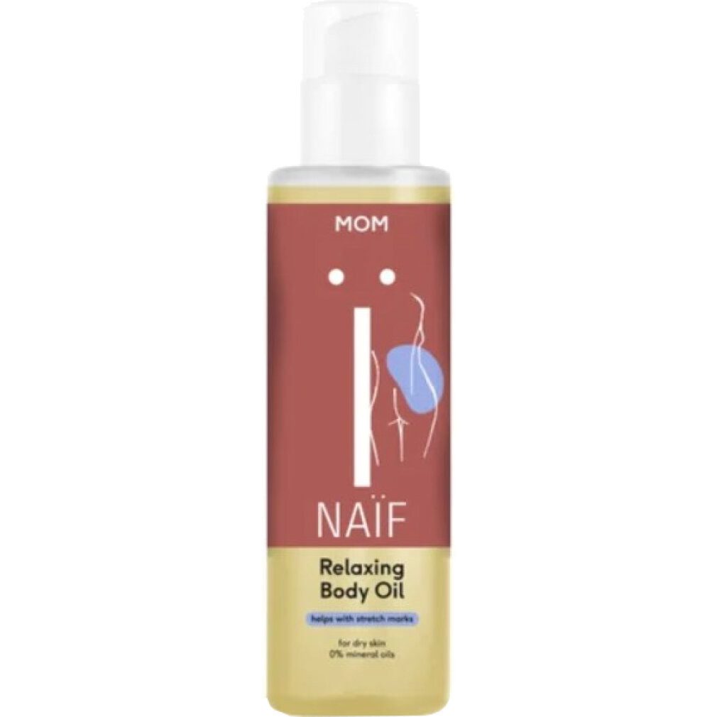 Naïf Körperöl Schwangerschaftsöl gegen Dehnungsstreifen Mom 100 ml