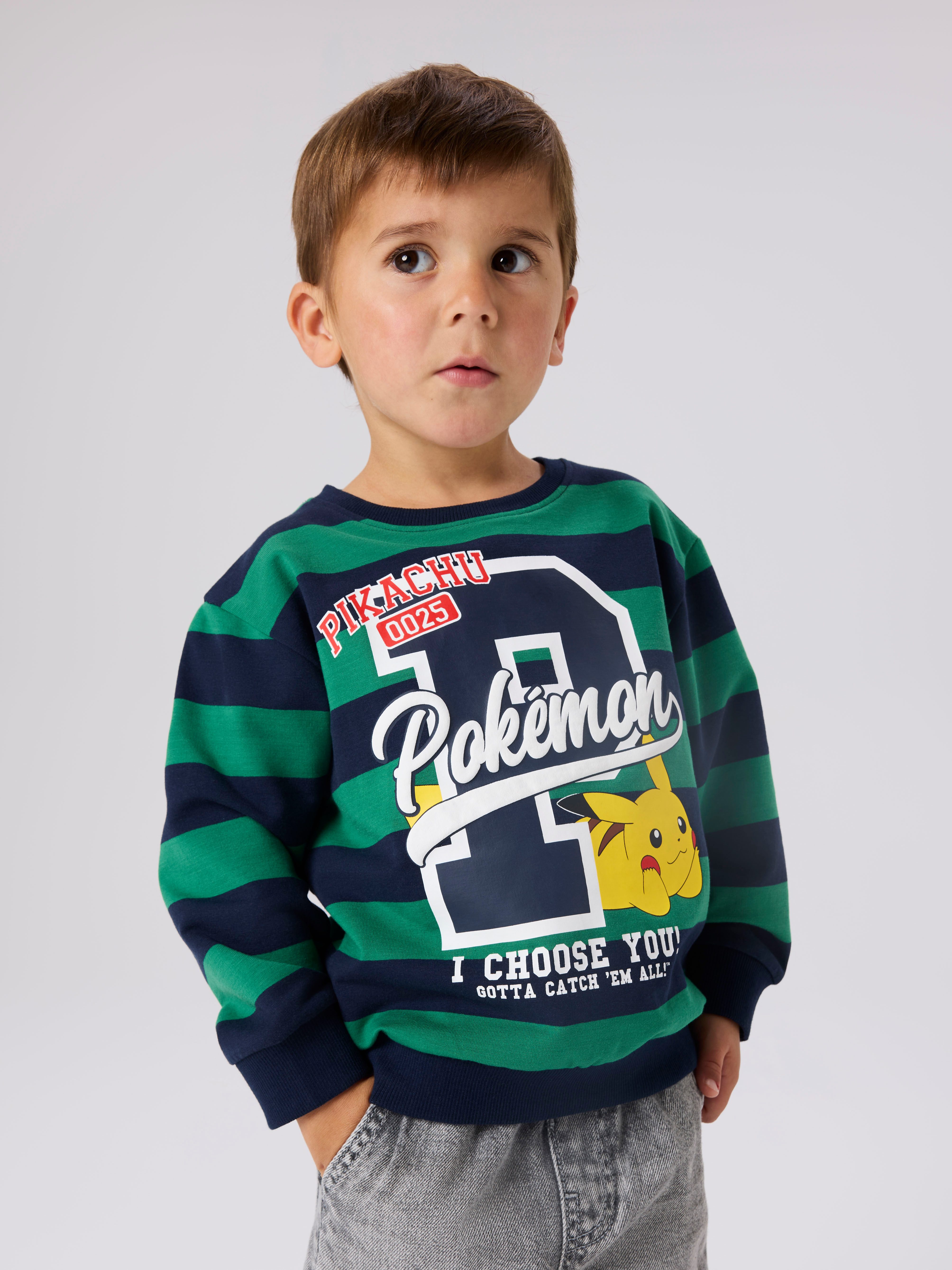 Name It Sweatshirt NMMJOSEF POKEMON NREG SWEAT UNB SKY Baumwollmischung, regular fit – Bild 3 von 5