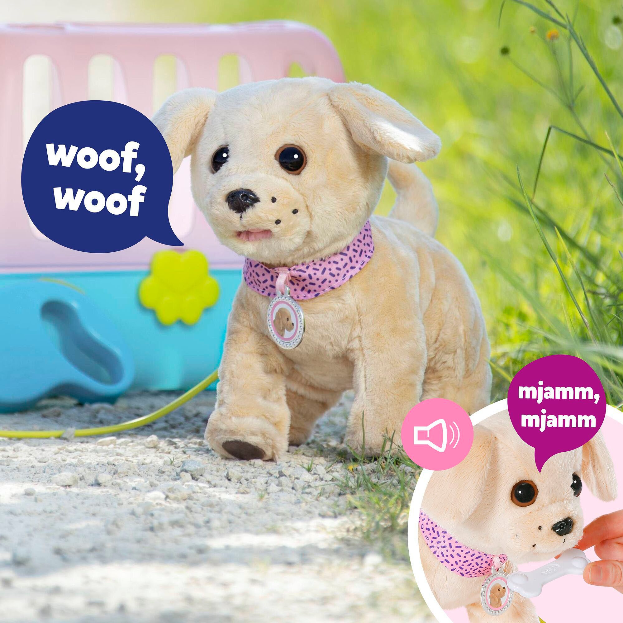 Baby Born Plüschfigur Mein Hund Lucky mit Box, mit Funktion – Bild 2 von 5