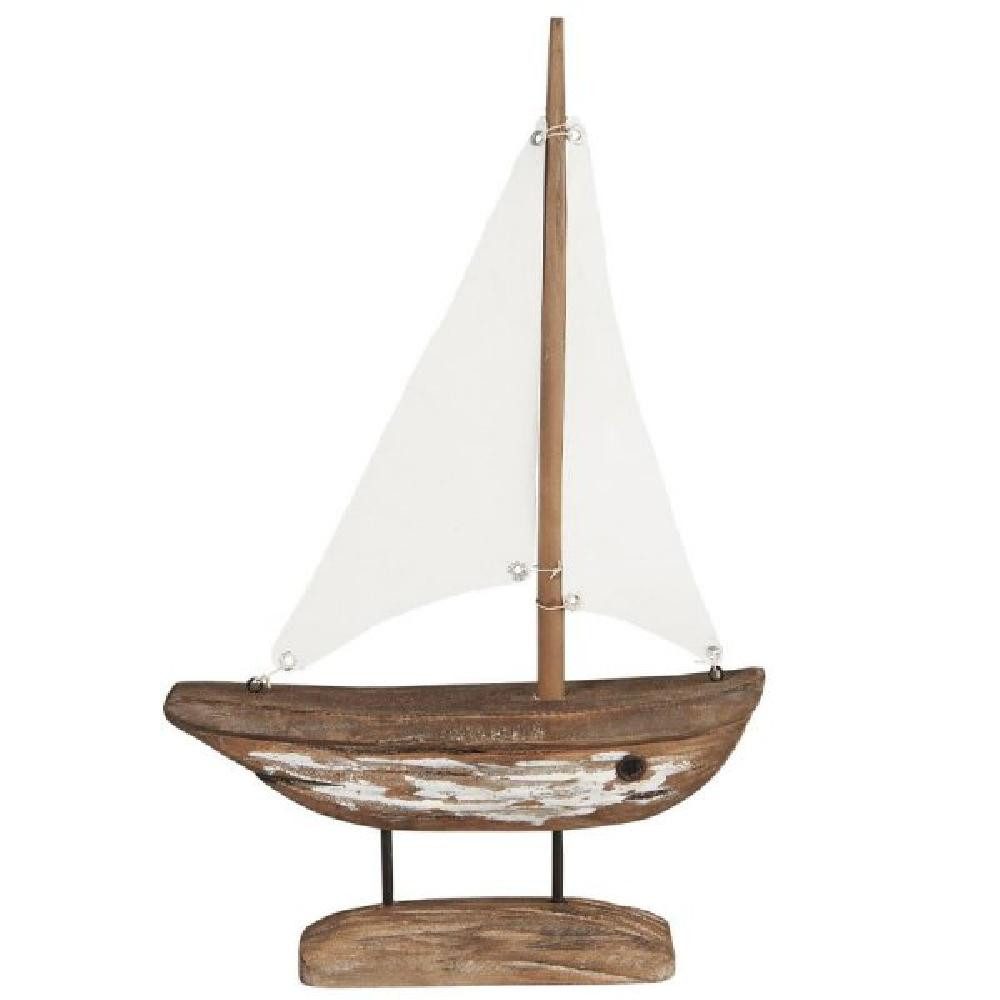 Ib Laursen Skulptur Ib Laursen Dekorationsobjekt Schiff mit Segeln Nautico günstig online kaufen