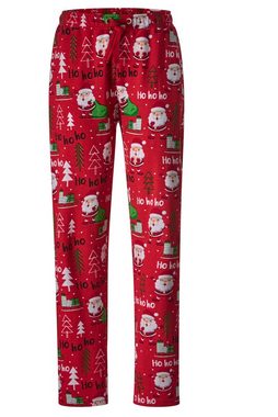 Angel of Style Schlupfhose Joggpants weihnachtliches Muster Elastikbund