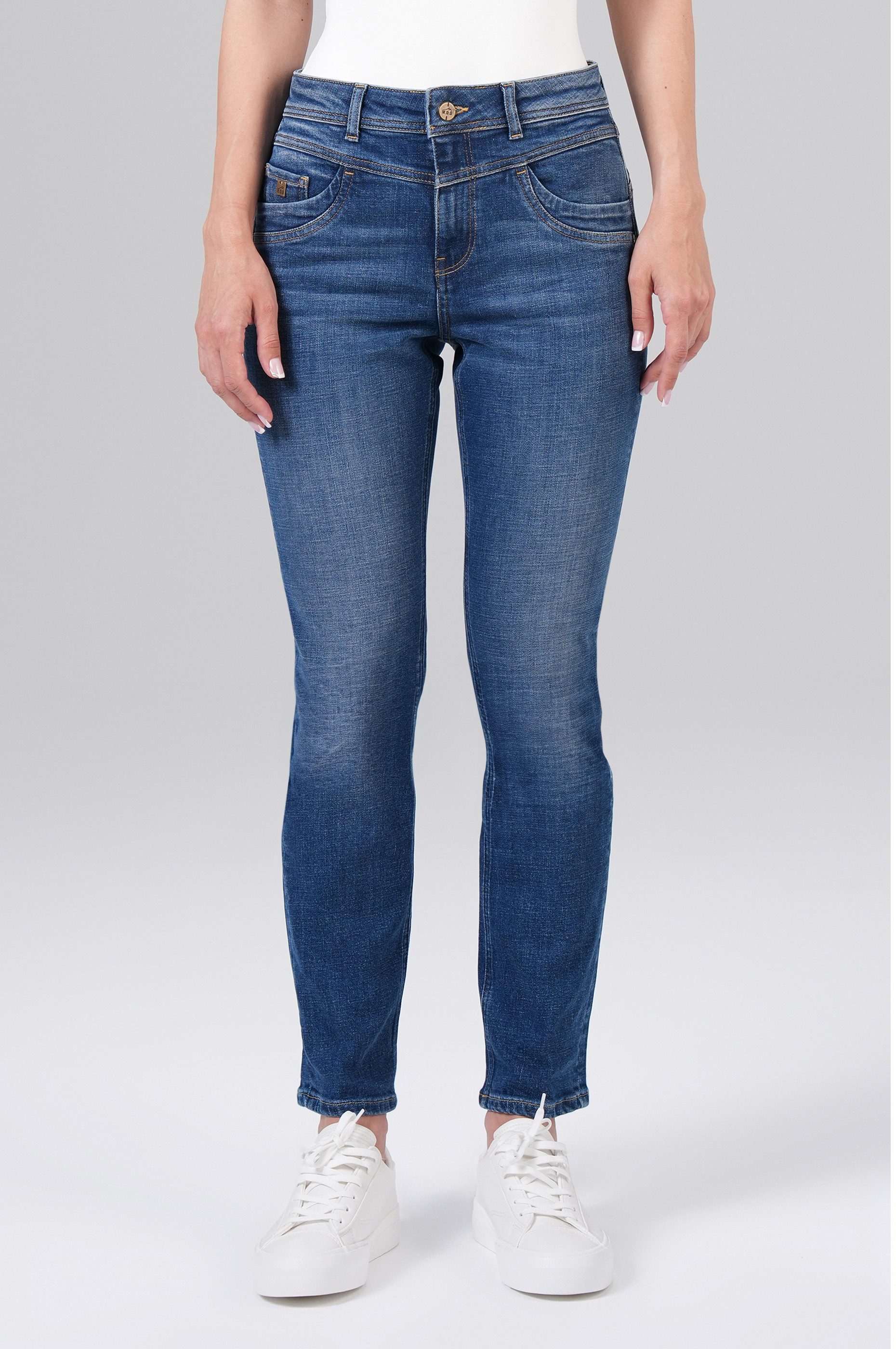 Stretch-Jeans MOD JEANS REA mid blue NOS-2112.877