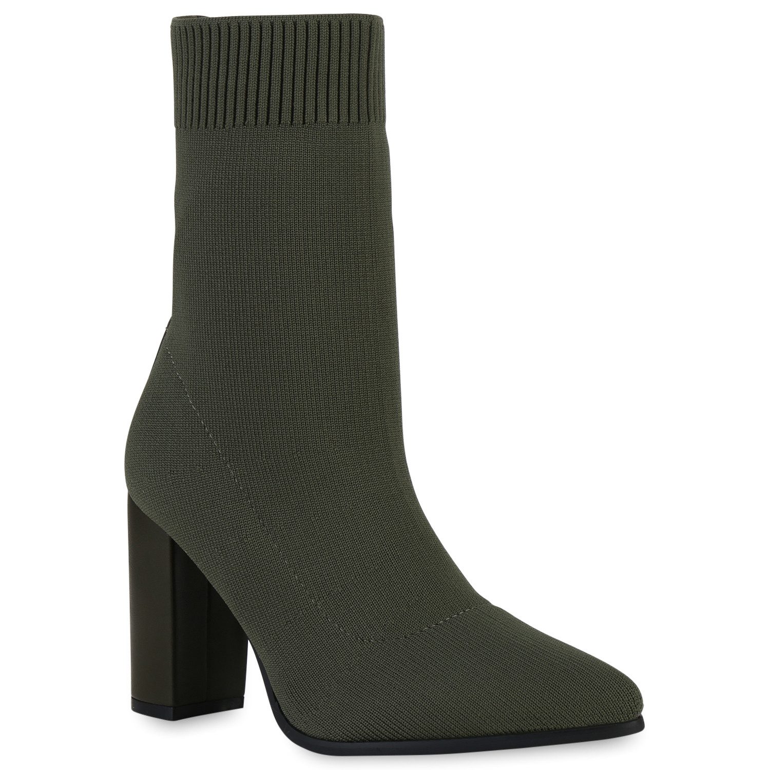 VAN HILL 838159 Schlupfboots Damen Schlupfstiefeletten Stiefeletten Stiefel günstig online kaufen