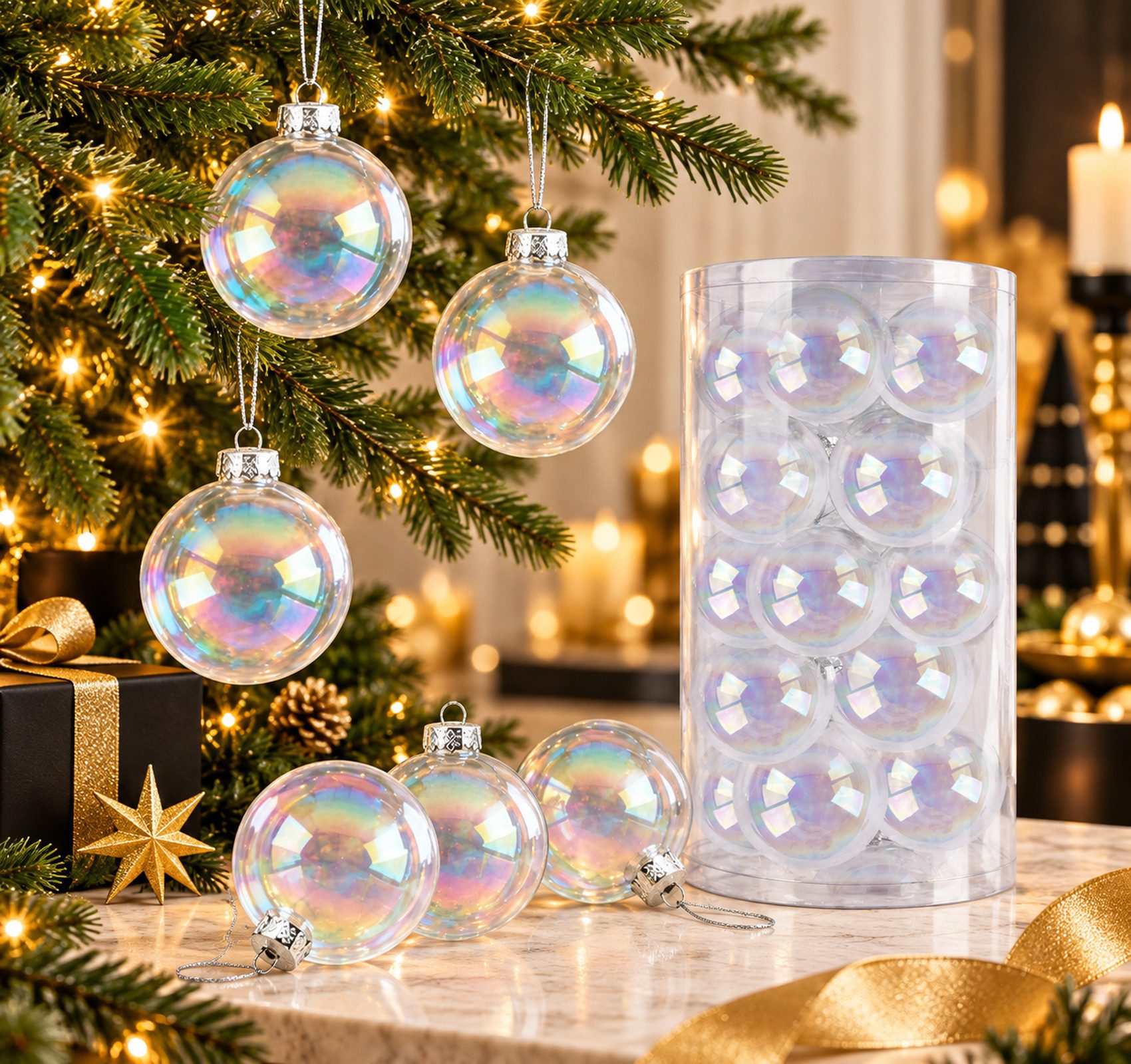 Beleuchtete Weihnachtskugeln » Beleuchtete Christbaumkugeln
