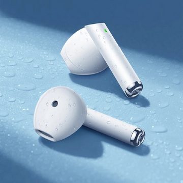 JOYROOM TWS Jpods Series JR-PB2 IPX4 Bluetooth-Kopfhörer (Bluetooth, Touch-Steuerung, Bluetooth 5.3, IPX4-Wasserdicht, ergonomische Design, 28 St Wiedregabe ohne aufladen)