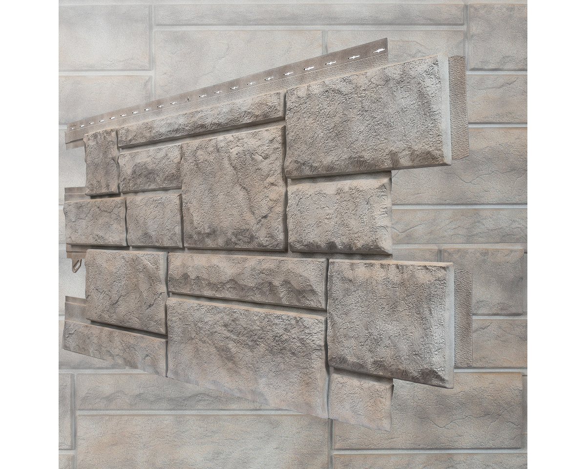 NOVIK Verkleidungspaneel NovikStone PHC Platte 122x47cm 9 St. 4,65qm Bruchstein hell, BxL: 47,00x121,92 cm, 0,52 qm, (Karton mit 9 Platten, …