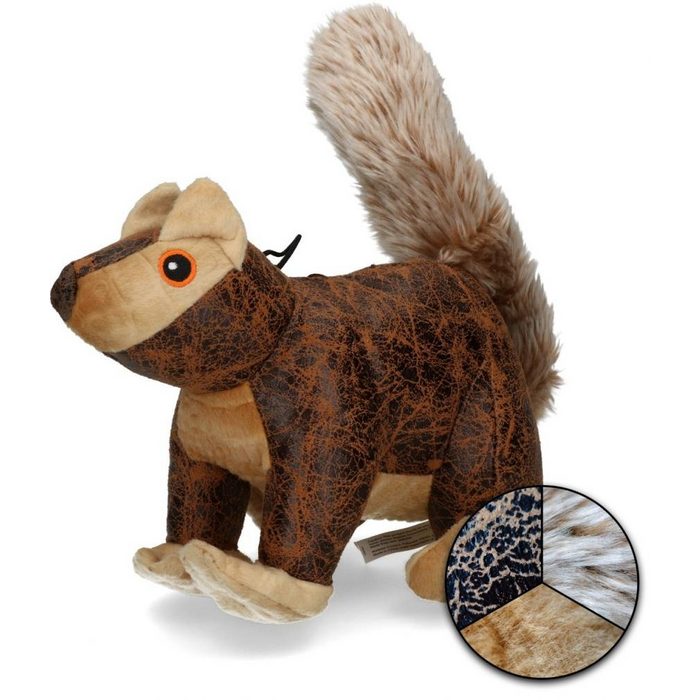 ELEGANT Tierquietschie Elegant Squirrel Braun verschiedene Materialien