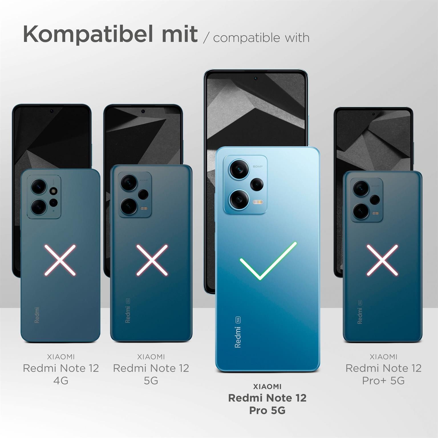 ONEFLOW Handyhülle für Redmi Note 12 Pro 5G Hülle Silikon Soft Case Schwarz 6,67 Zoll, Silikonhülle Cover Dünn Handytasche TPU Schutzhülle mit Kameraschutz