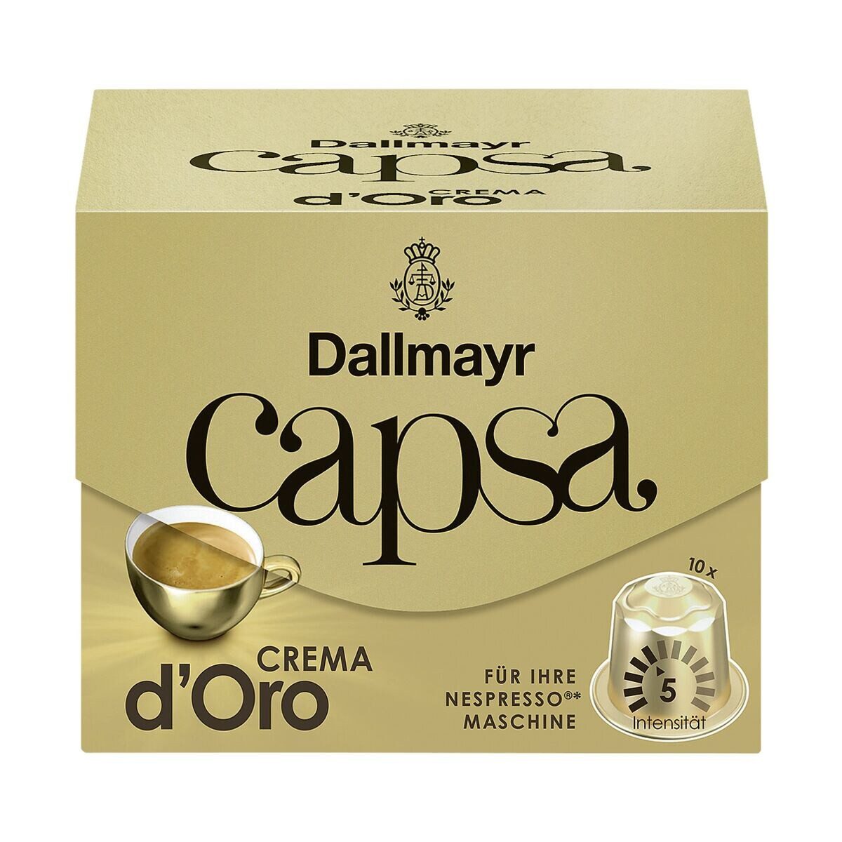 DALLMAYR Kaffee capsa Crema d'Oro, 10 Kapseln