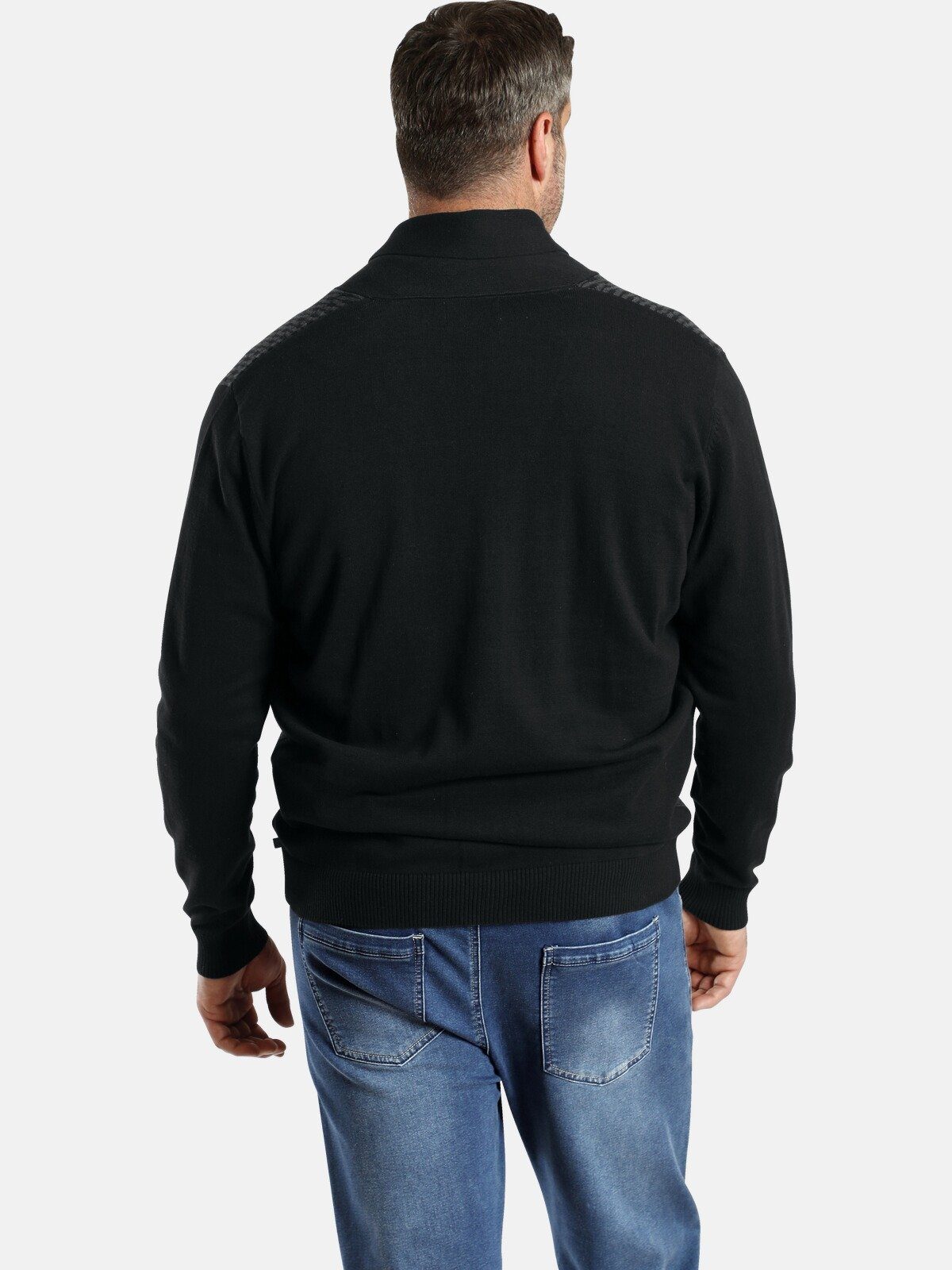 Charles Colby Cardigan DUKE RONAN +Fit Kollektion, hinten uni günstig online kaufen