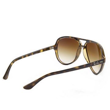 Ray-Ban Sonnenbrille Ray-Ban Cats 5000 RB4125 710/51 59 Light Havana Brown Gradient