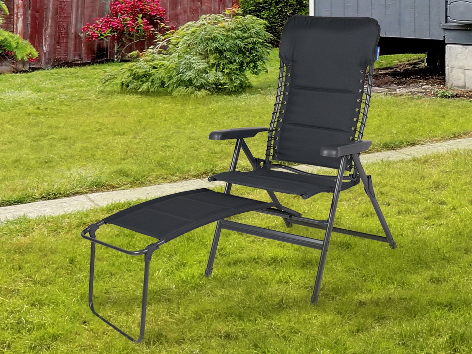 Campart Campingstuhl, Campingsessel mit Fußteil Beinauflage günstig online kaufen