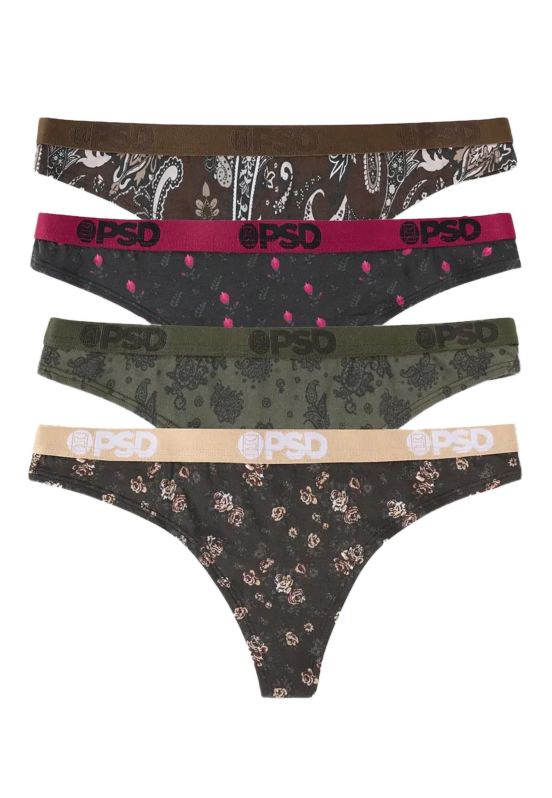 PSD String PSD 4 PACK THONGS FLOANDA