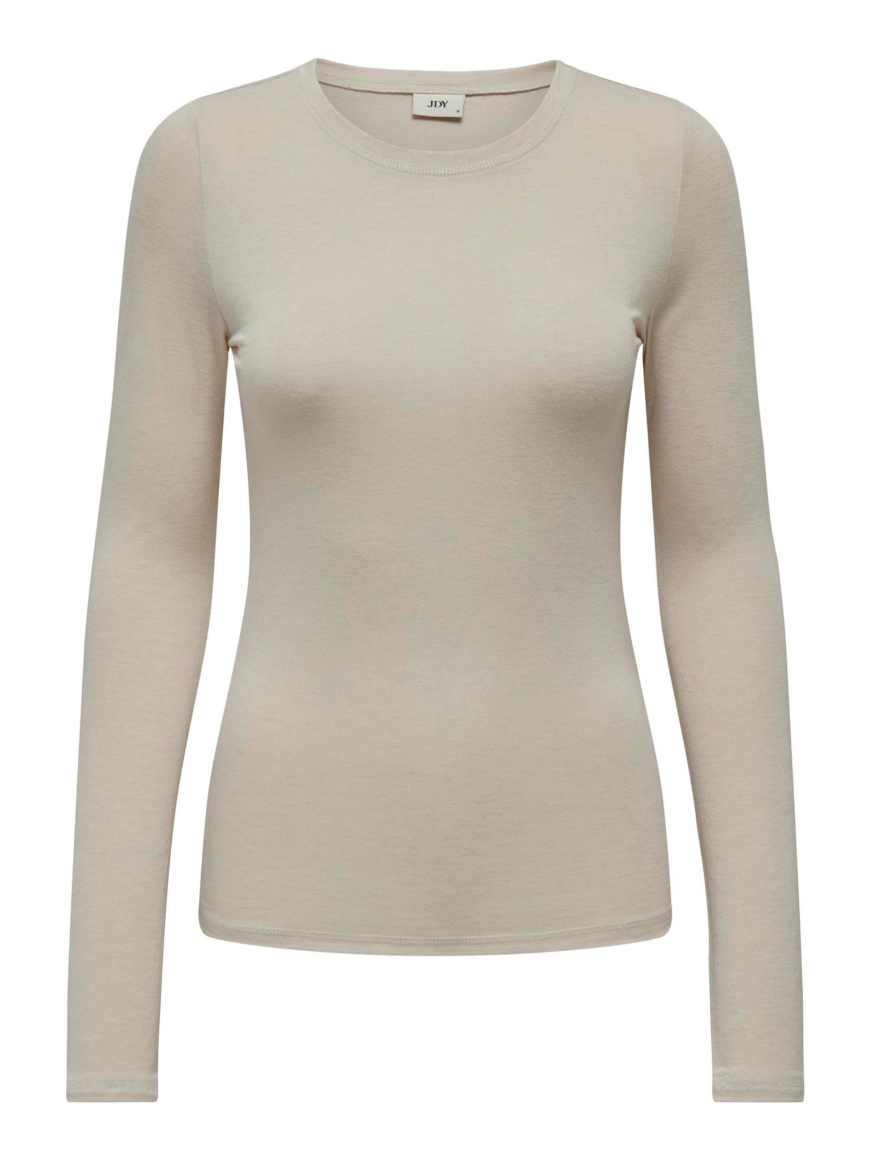 Basic 6403 de Grau-2 Pullover in Langarm JACQUELINE Shirt JDYSUMA T-Shirt YONG Dünner