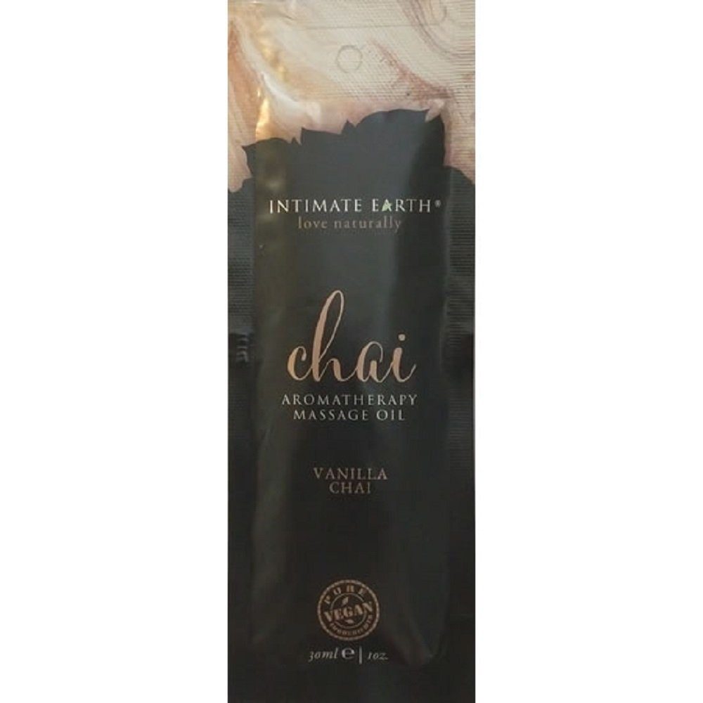 Chai Chai) Massageöl mit 30ml, Sachet natürliches Aromatherapie Earth und Massage-Öl Intimate (Vanilla