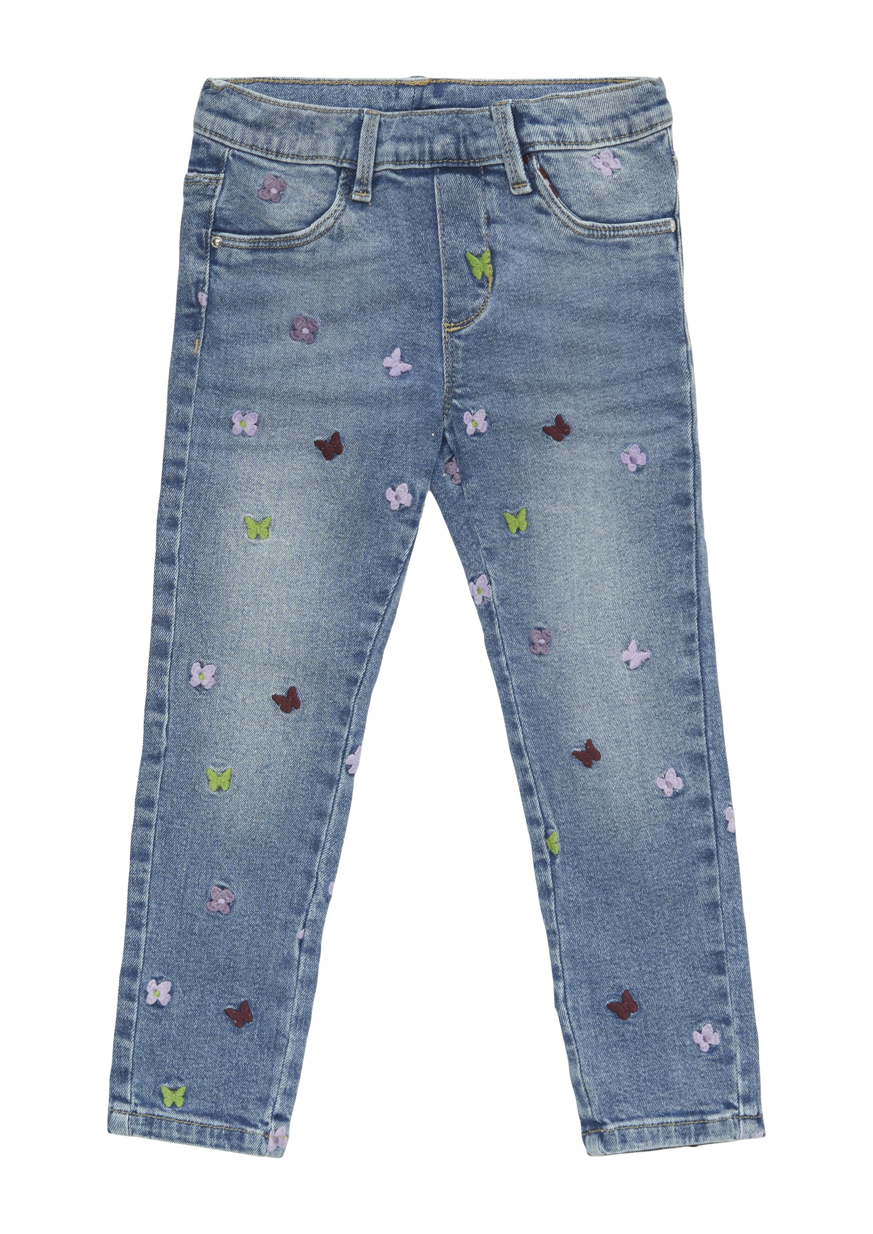 s.Oliver Junior Regular-fit-Jeans mit Print