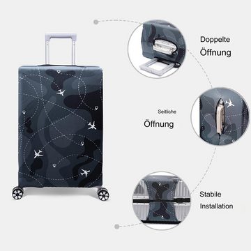 FELIXLEO Kofferhülle Kofferhülle Luggage Cover Gepäck Schutzhülle (Größe 29-32 cm) 1 Stück