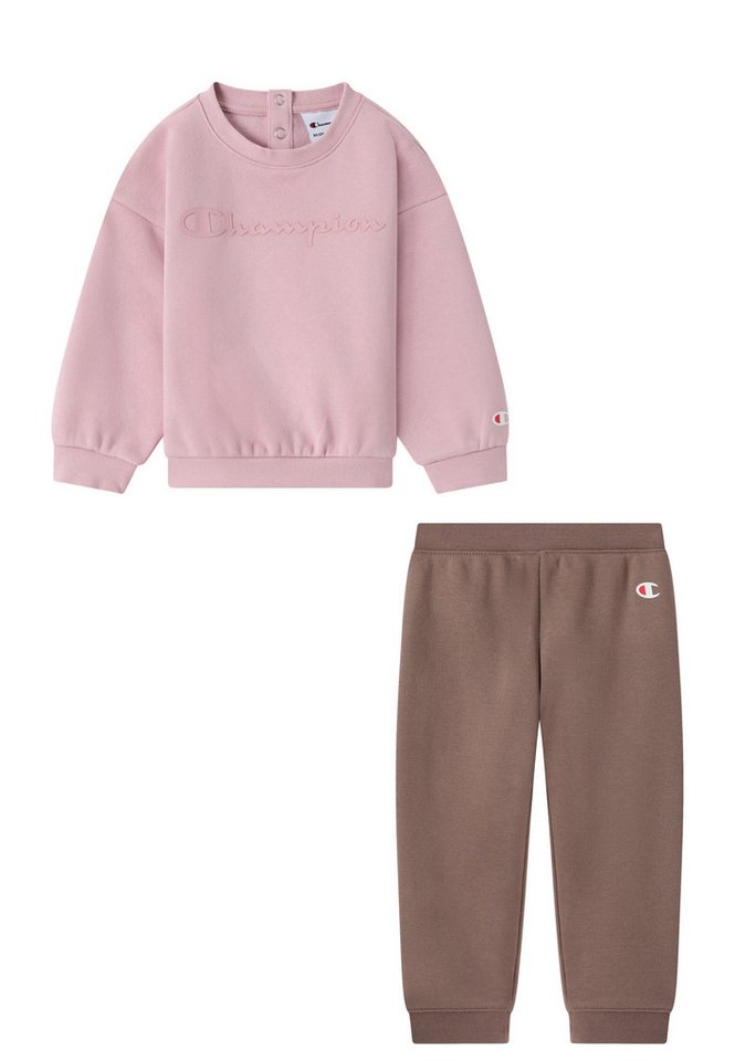 Champion Jogginganzug SPORTWEAR SET Standard Fit (2-tlg), zweiteiliges Set, für sportliche Babymode, aus Baumwolle und Polyester