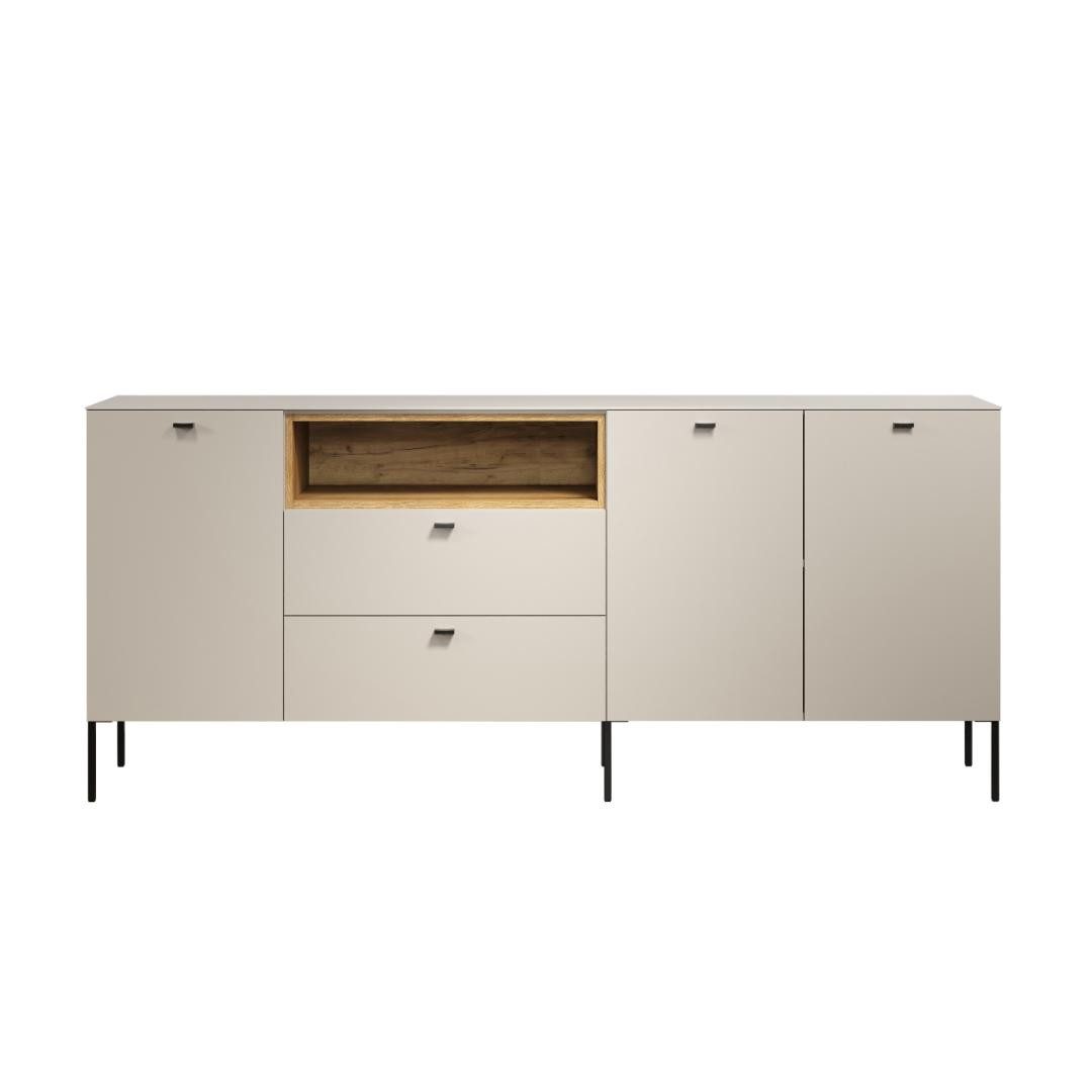 trendteam Sideboard SaoPaulo Sideboard 3 Türen, 2 Schubladen, 1 Regal